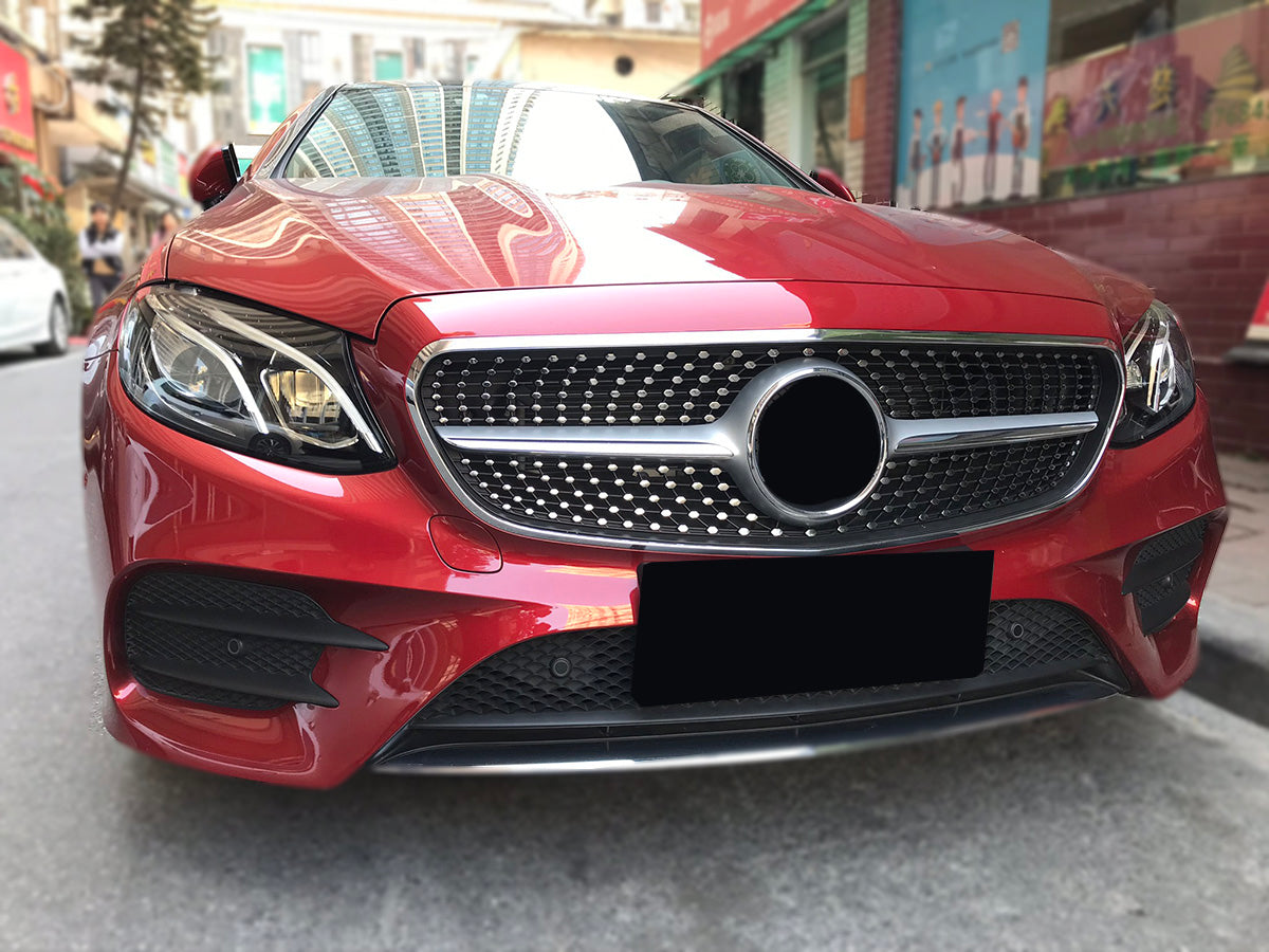 Kühlergrill Frontgrill Diamant Silber für Mercedes E-Klasse W213 S213 A238 C238 VFL 2016-2020 pz130