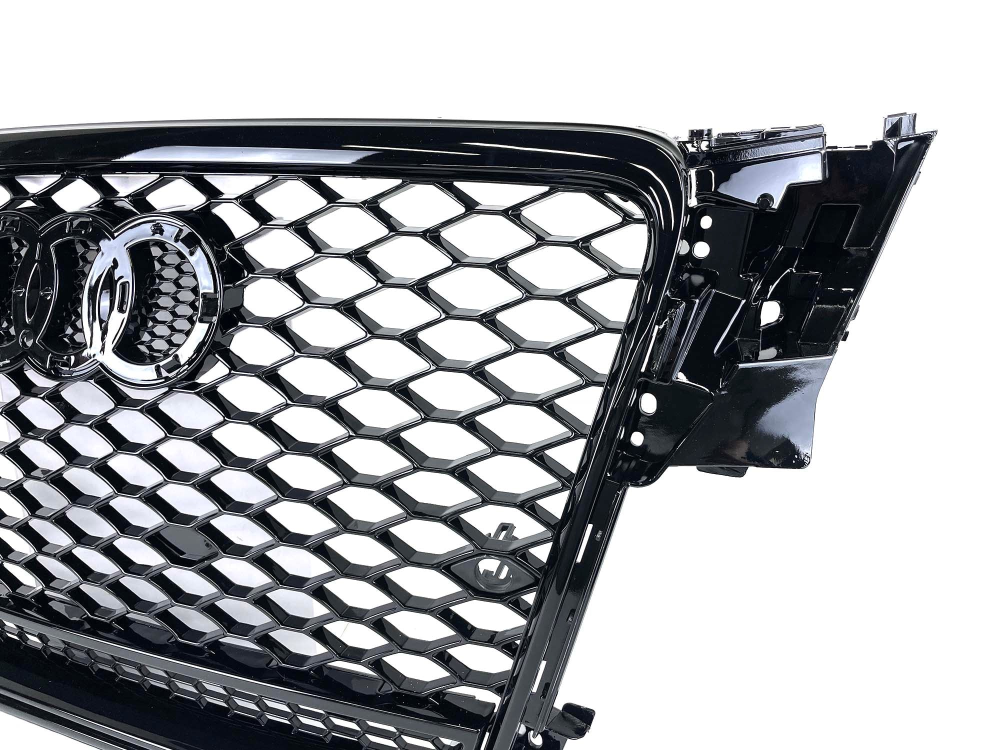 Grill Wabengrill Kühlergrill Schwarz für AUDI A4 B8 Limo Avant 2007-2011 fg197
