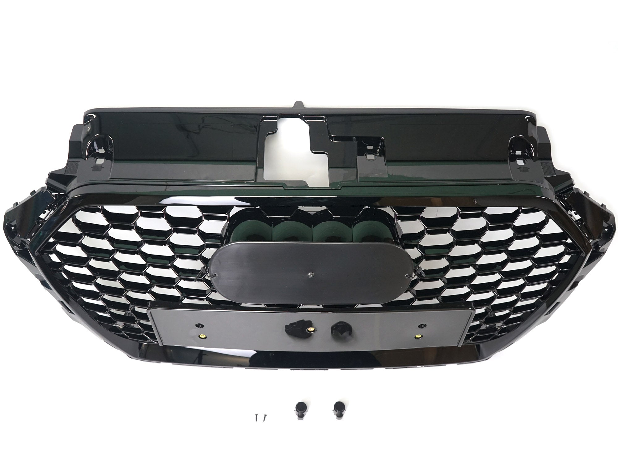 Sport Grill Wabengrill Kühlergrill Schwarz für AUDI A3 S3 8V S Line Facelift 2016-2020 NON ACC fg164