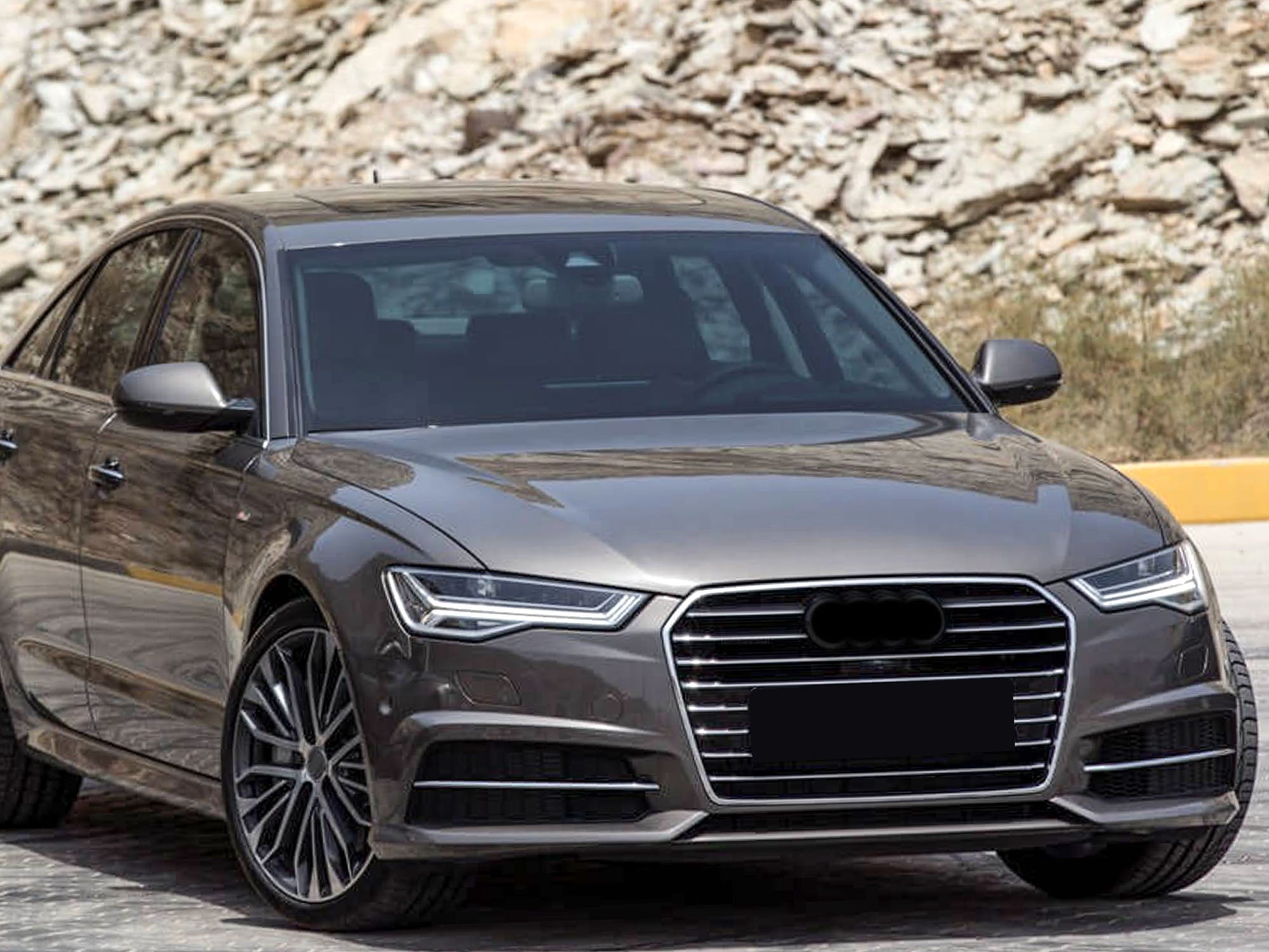 Scheinwerfer-Abdeckungen Glas Streuscheibe Paar für AUDI A6 C7 2016-2018