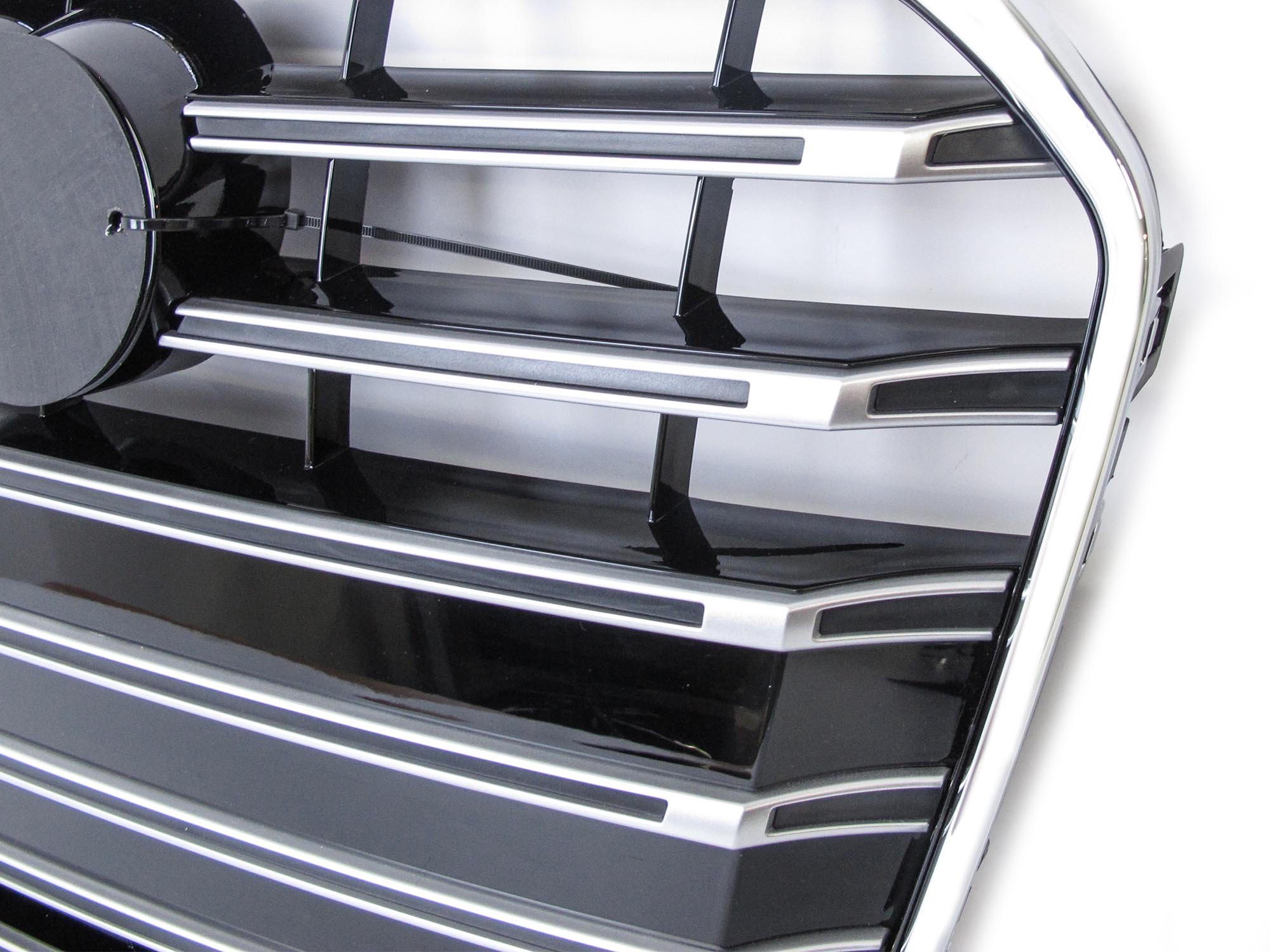 Frontgrill Kühlergrill Grill Schwarz Chrom für AUDI A6 C7 S6 4G 11-14 vor MOPF