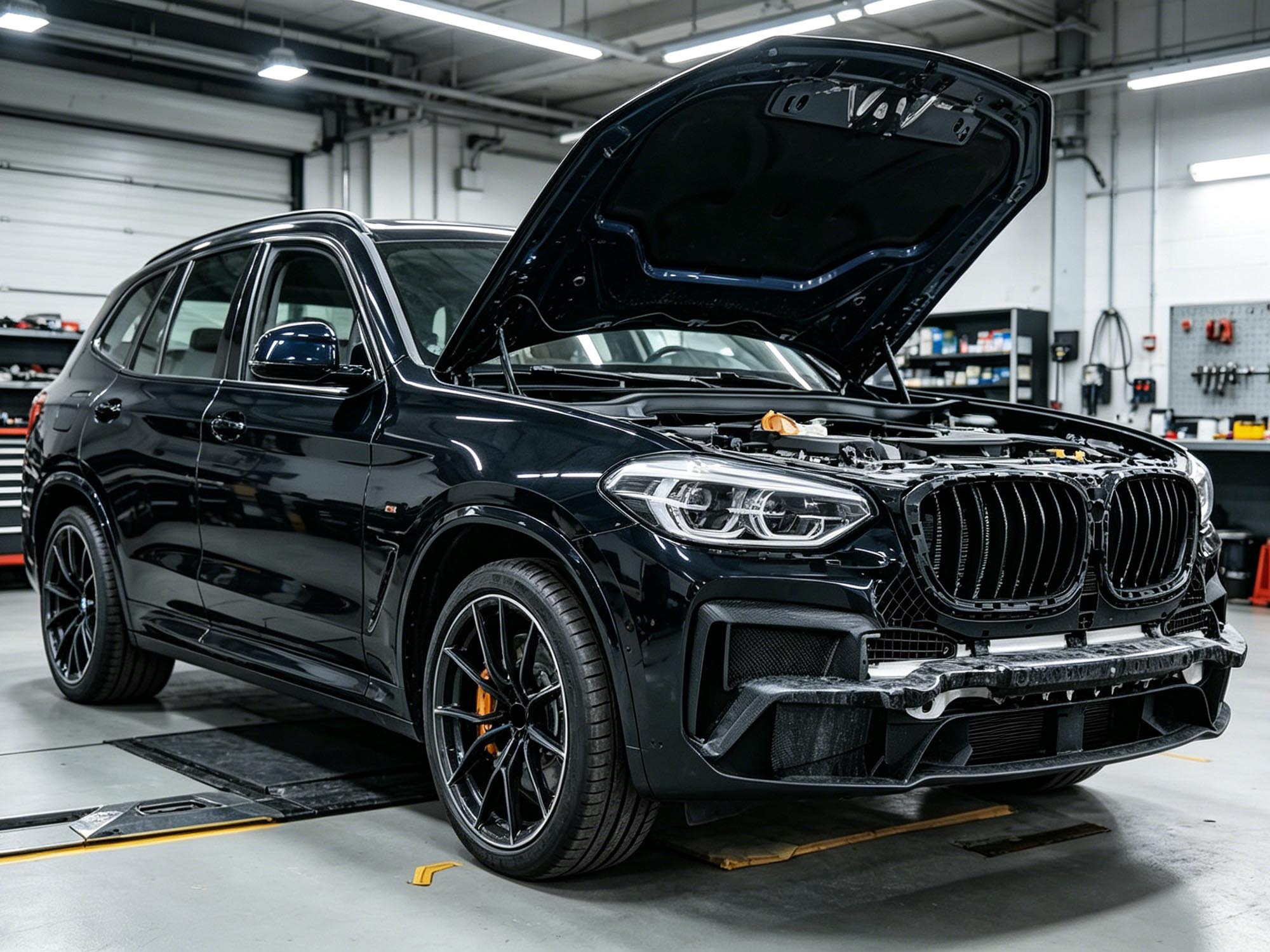 Luft Kühlergrill Träger Luftführung Luftkanal Für BMW X3 G01 2017+ X4 G02 2018+