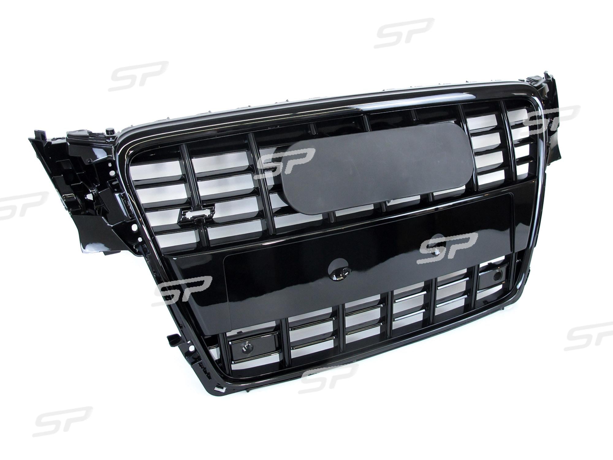 Frontgrill Kühlergrill Schwarz Glanz für Audi A4 S4 B8 Avant Limo S4 2008-2011 fg224