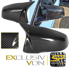 100% Echt Carbon Fiber Spiegelkappen Außenspiegelkappen für BMW 1er F40 F52 2er F44 X1 F48 F49 X2 F39 Z4 G29 Toyota Supra A90 mc150