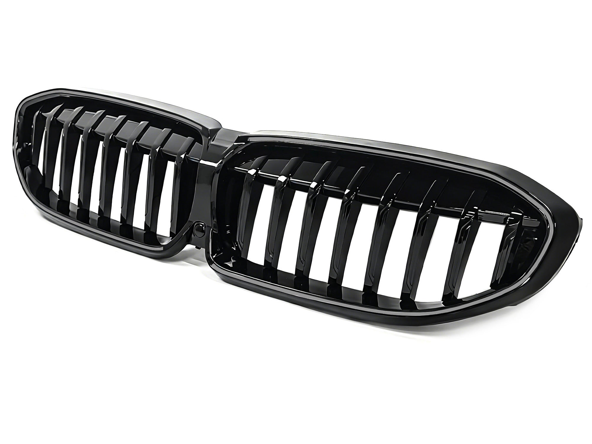 Schwarz LED Kühlergrill Grill Frontgrill für BMW 3er G20 G21 2019-2022 vor LCI