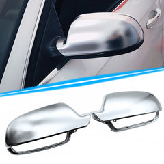 Alu Matt Chrom Spiegelkappen für AUDI A3 8P S3 RS3 2010-2013 Facelift SideAssist mc14