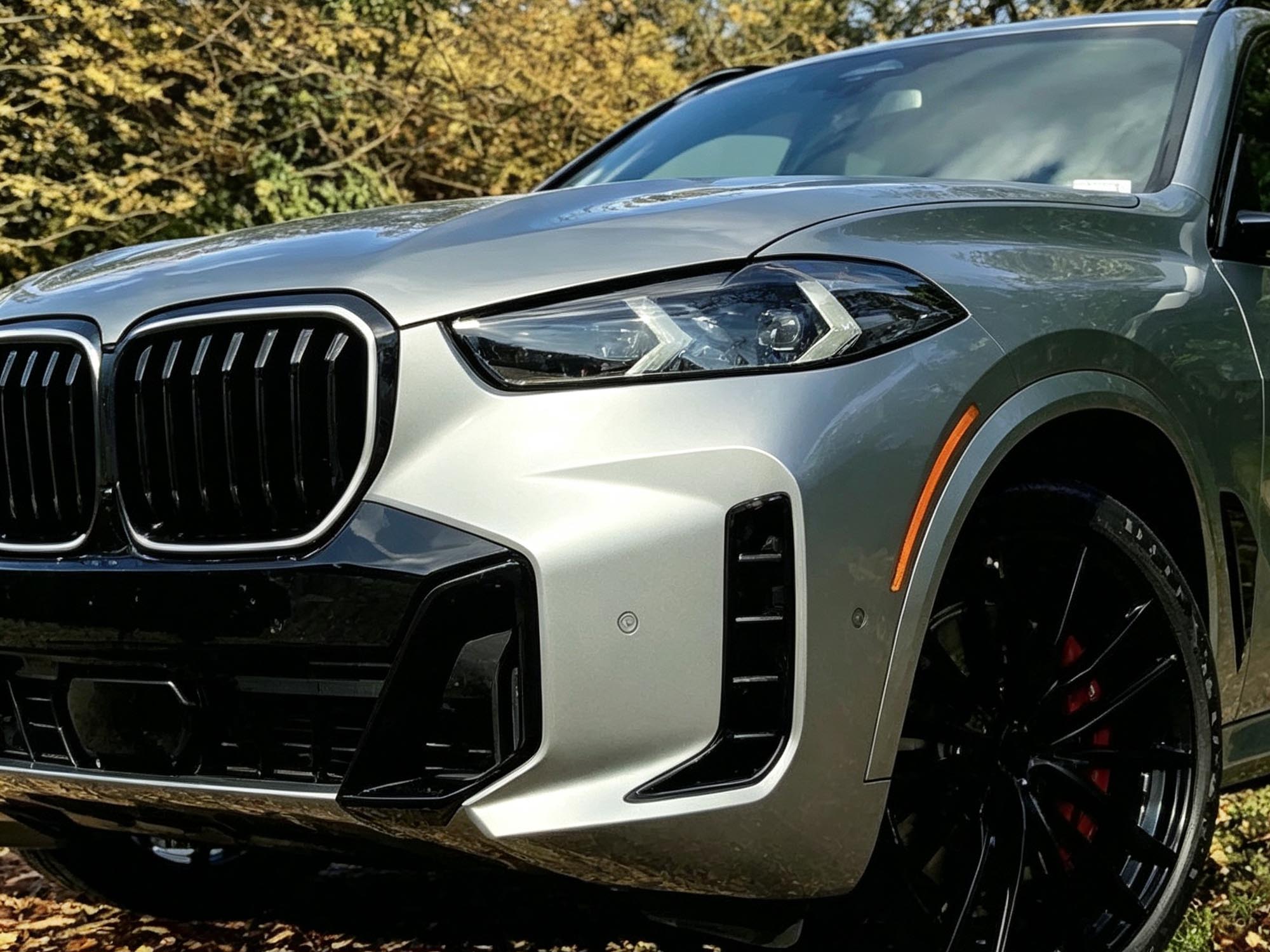 LED Kühlergrill Grill Frontgrill Schwarz Einsteg für BMW X5 G05 2023-2026 LCI