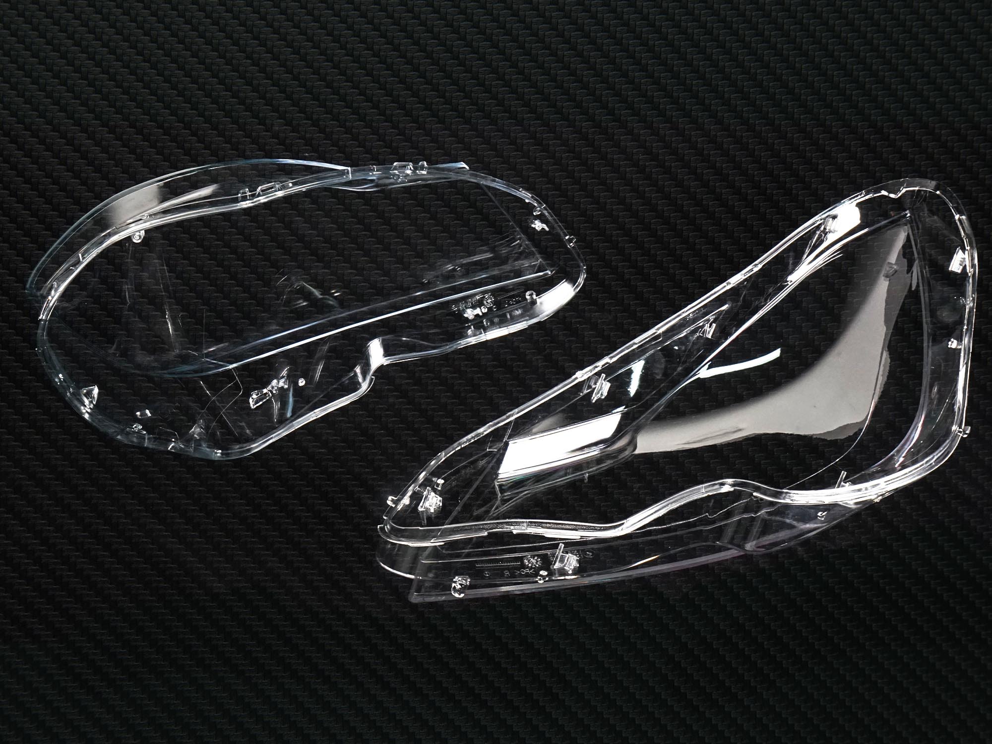 Klare Scheinwerfer-Abdeckungen Glas Paar für Mercede Benz C-Klasse W204 2011-2014