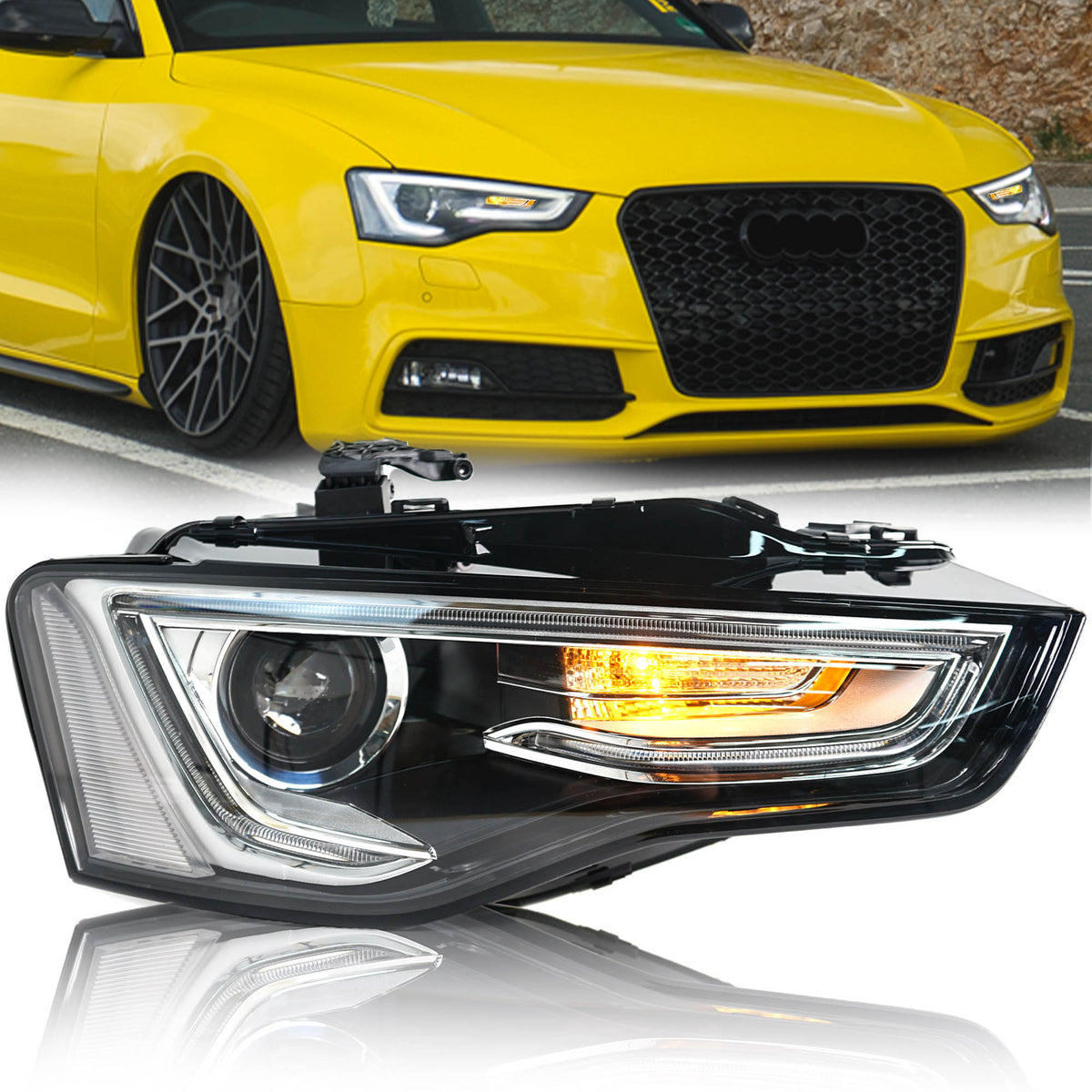 Scheinwerfer Frontscheinwerfer Xenon für Audi A5 8T 11-16 Blinker Rechts Beifahrerseite