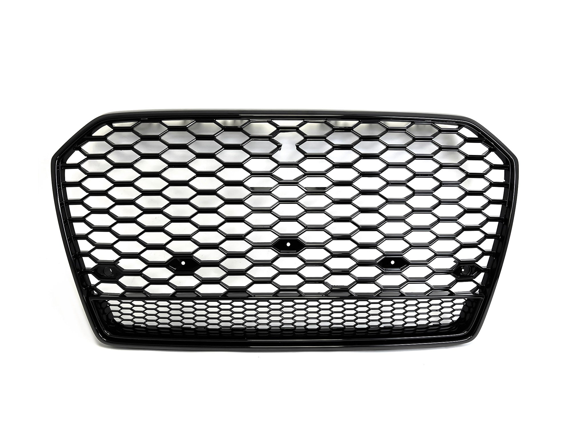Wabengrill Kühlergrill Grill Schwarz für Audi A6 S6 C7 4G Limo Avant S Line MOPF 2015-2018