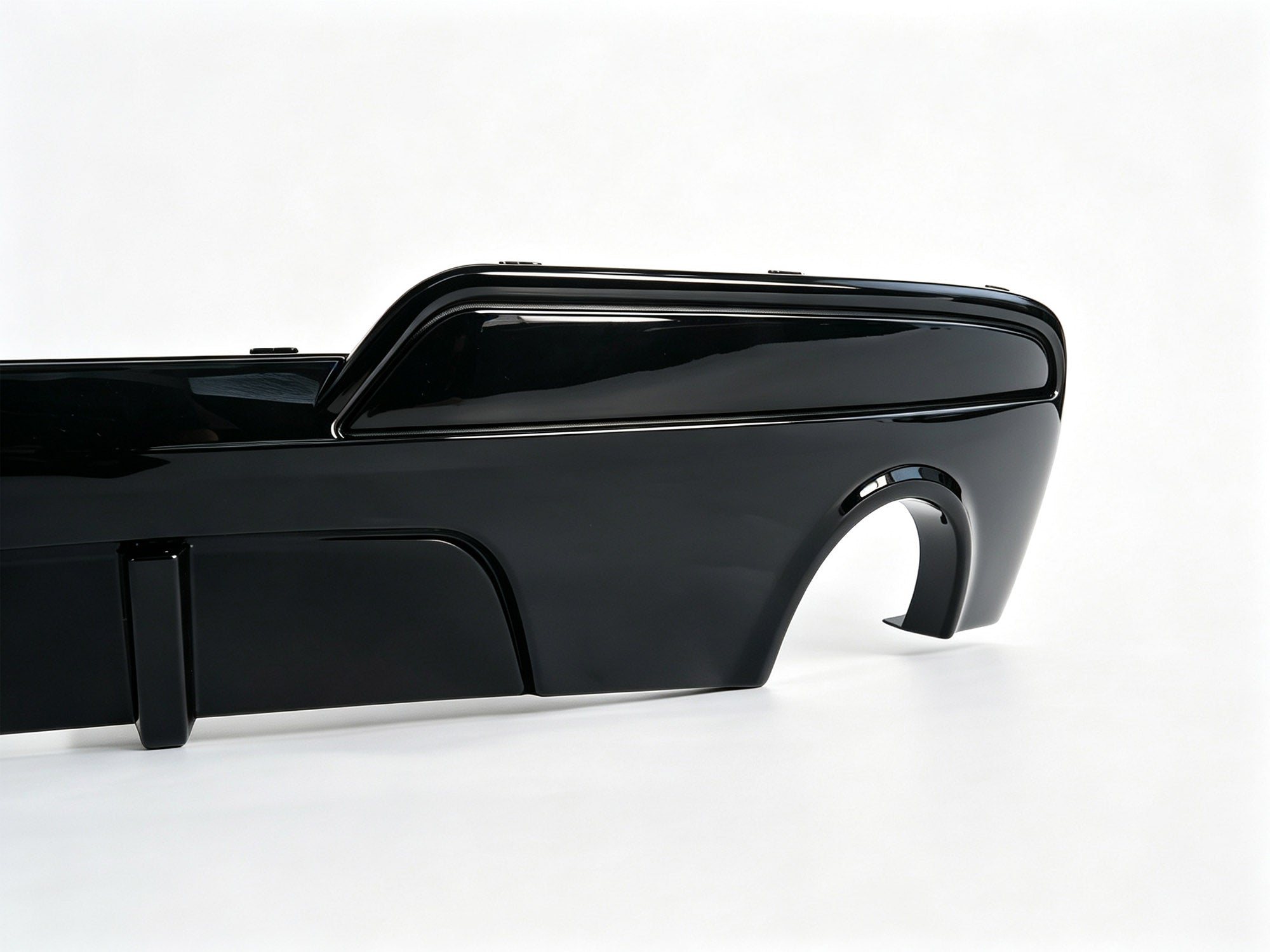 Schwarz Glanz Heckdiffusor Diffusor für BMW 5er F10 F11 M Paket 10-17 OHNE ABE