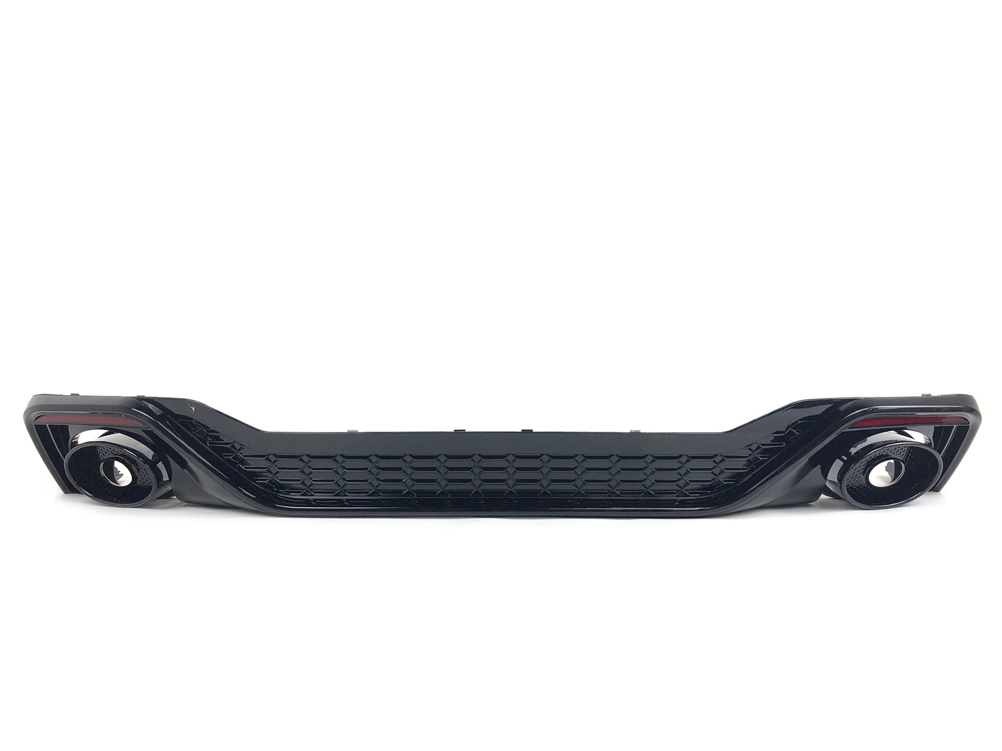 Schwarz Diffusor Heckdiffusor Auspuffblende für Audi A5 F5 S Line 2020+