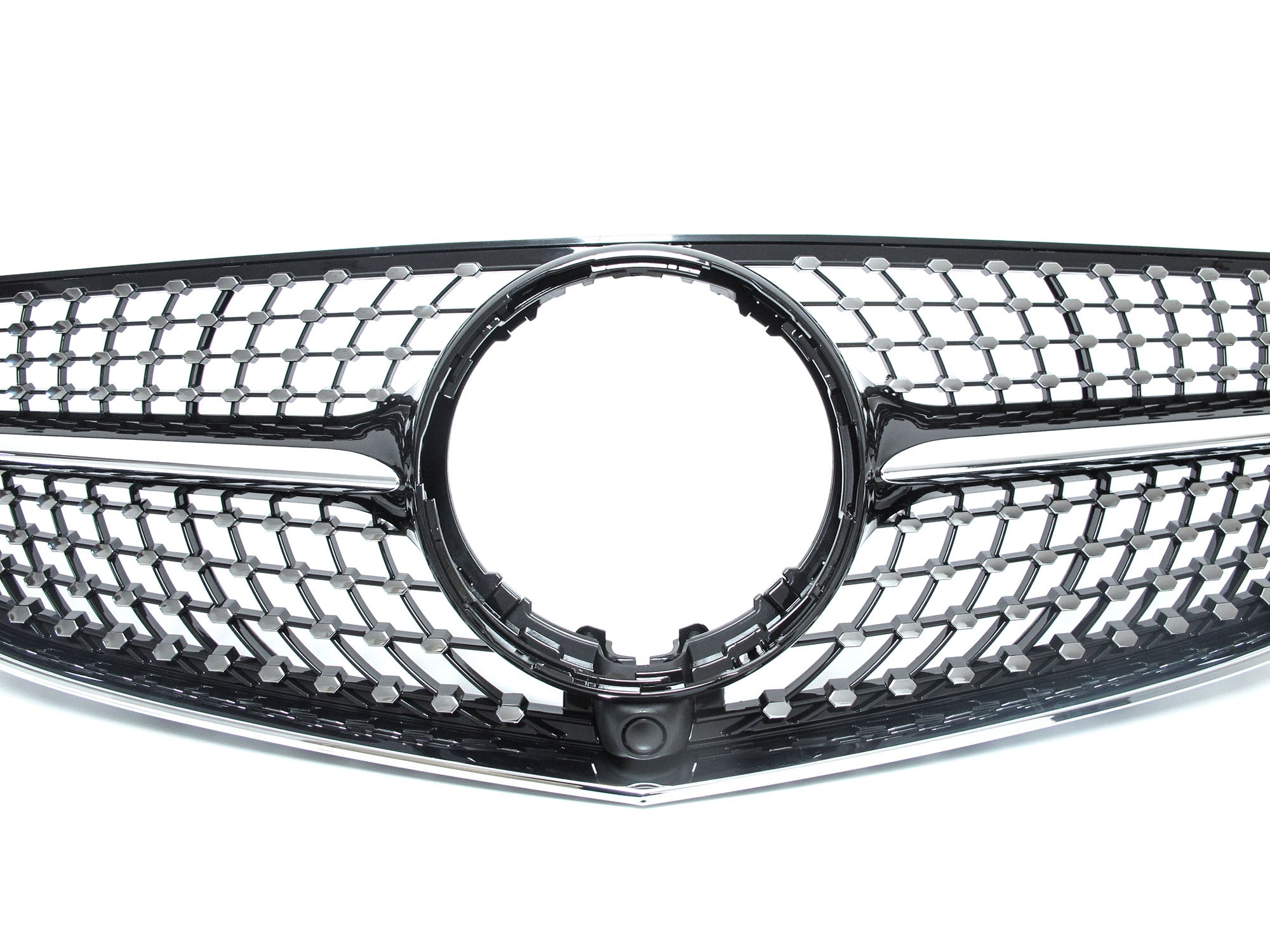 Diamant Frontgrill Kühlergrill Schwarz für Mercedes E Klasse C207 Coupe A207 Cabrio 2013-2017 fg187
