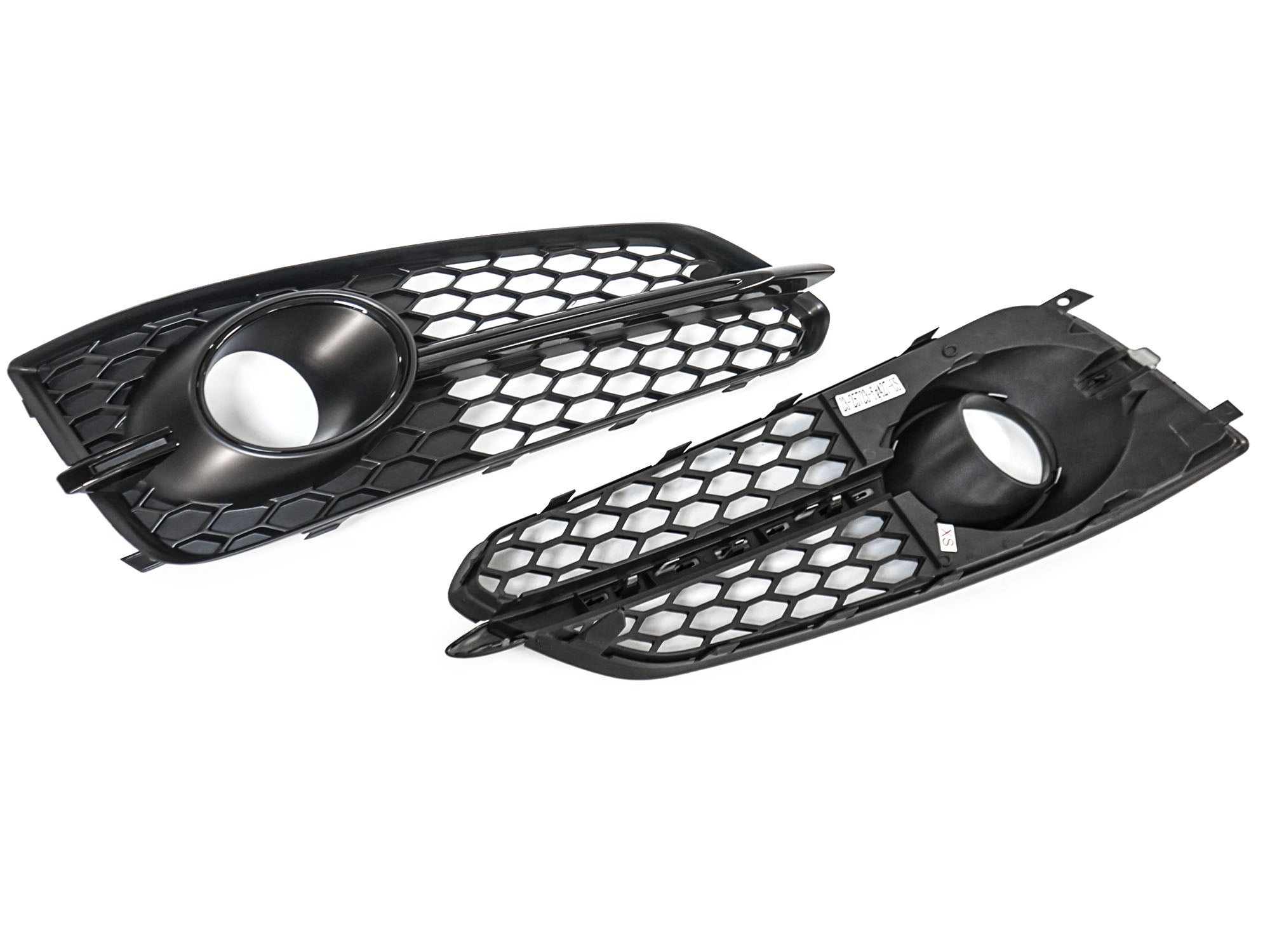 Lüftungsgitter Blenden Grill Gitter Schwarz für Audi A8 S8 D4 4H S-Line 13-17 MOPF mit ACC