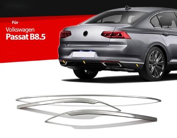 NEU Stoßstangenleisten für VW Passat B8 / B8,5 ab 2015 Edelstahl Silber
