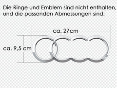 Wabengrill Kühlergrill Grill Schwarz für AUDI A4 S4 B9 Limo Avant S-Line 2015-2019