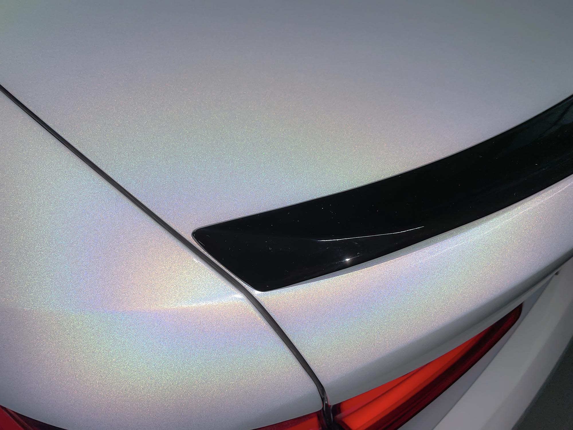 Schwarz Spoiler Heckspoiler Lippe Heckflügel Passend für 3er G20 Limo 2019-2022  sp131