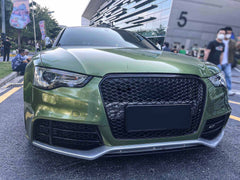 Wabengrill Kühlergrill Grill Glänzend Schwarz für AUDI A5 8T S5 Sportback Coupe Facelift 2012-2016