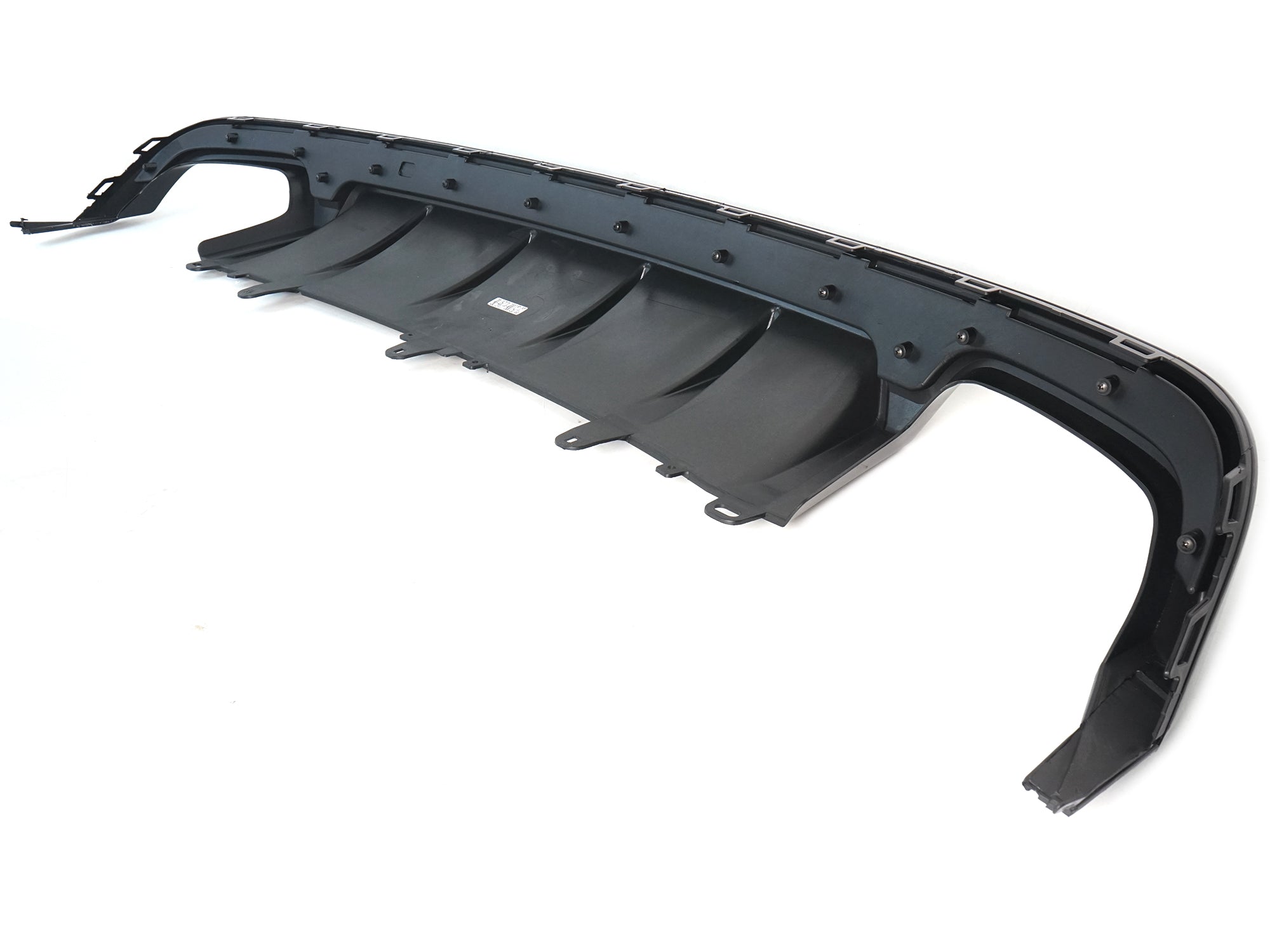 Diffusor Heckdiffusor Schwarz Glanz für AUDI A6 C7 4G Limo Avant S Line 15-18