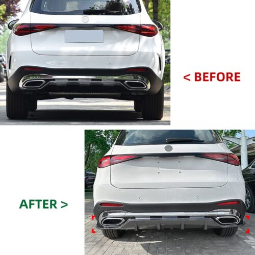 NEU Heck Diffusor Heckansatz für Mercedes Benz GLC X254 AMG Line GLC260 GLC300 AMG 2022+