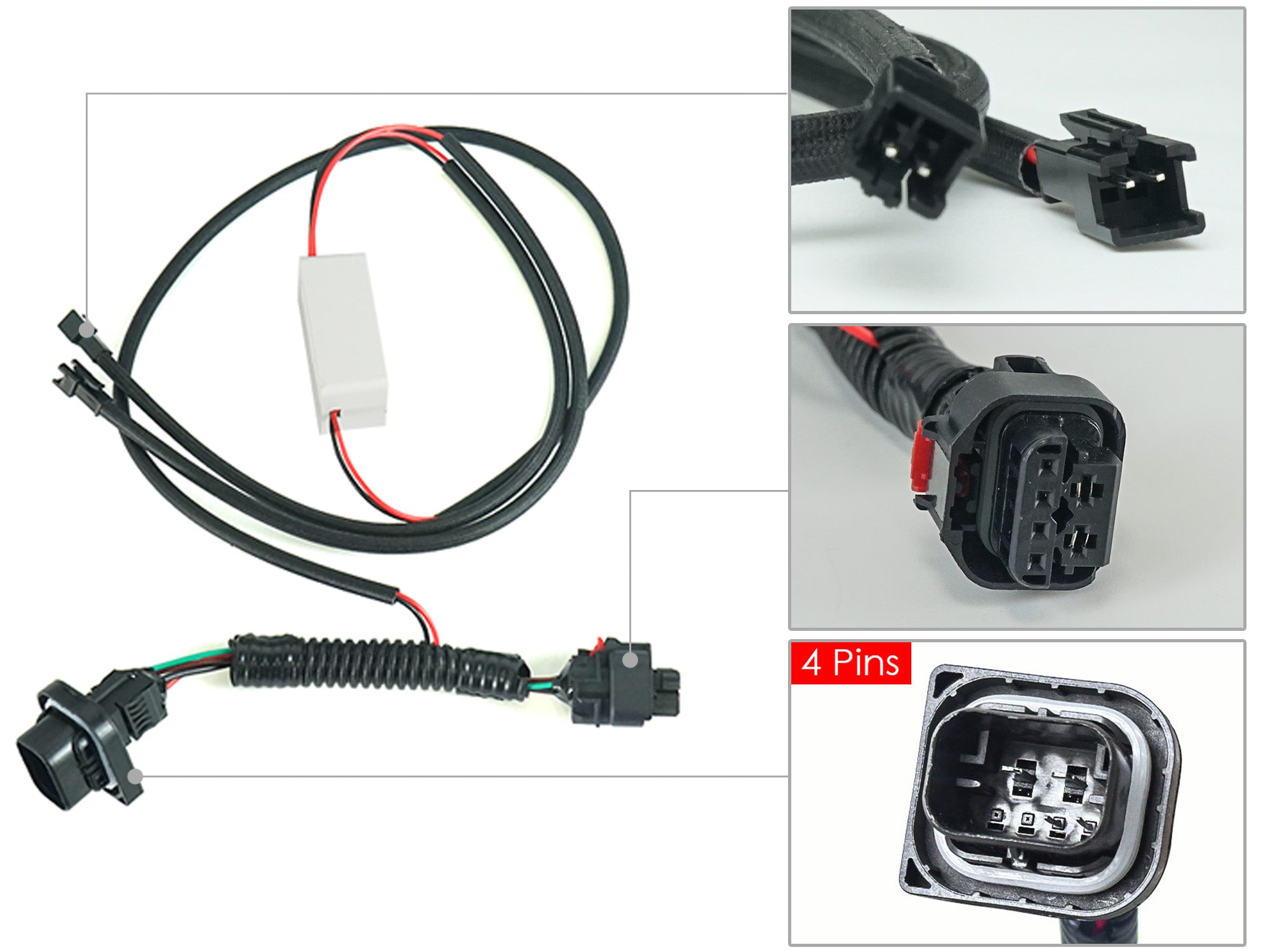 Doppelsteg LED Kühlergrill Grill Frontgrill Schwarz für BMW 3er G20 G21 2023+