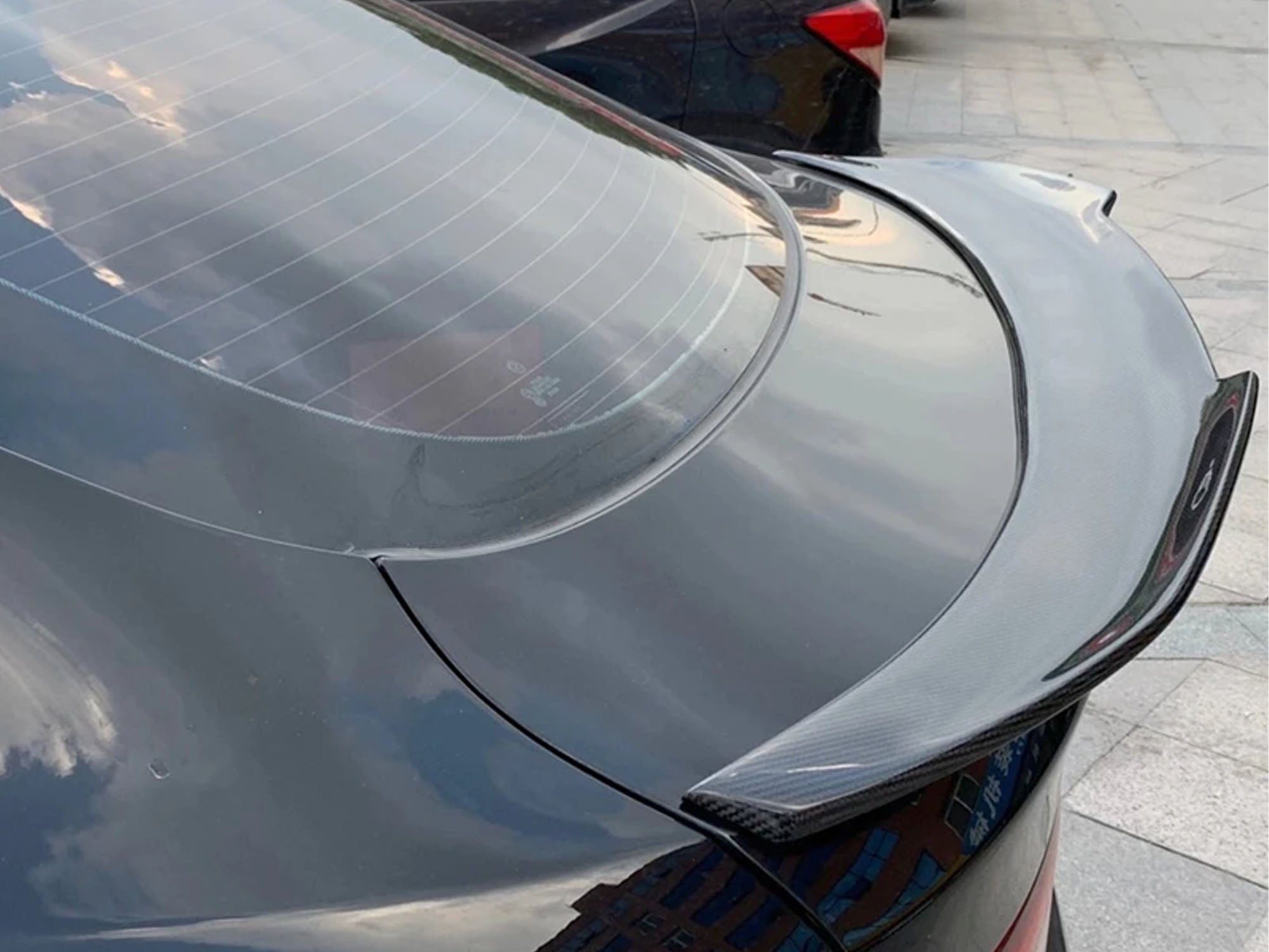 100% Carbon Fiber Spoiler Heckspoiler für BMW X6 F16 40d 50d 2014-2019