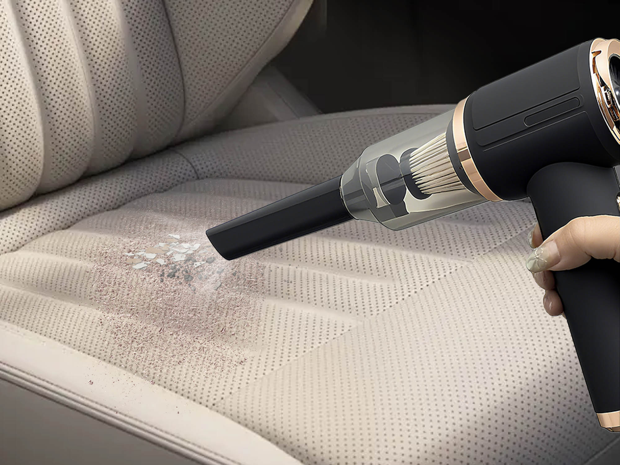 NEU Elektrisch Stabstaubsauger Flexibel Staubbläser für Auto Tastatursauger Hand Staubgebläse