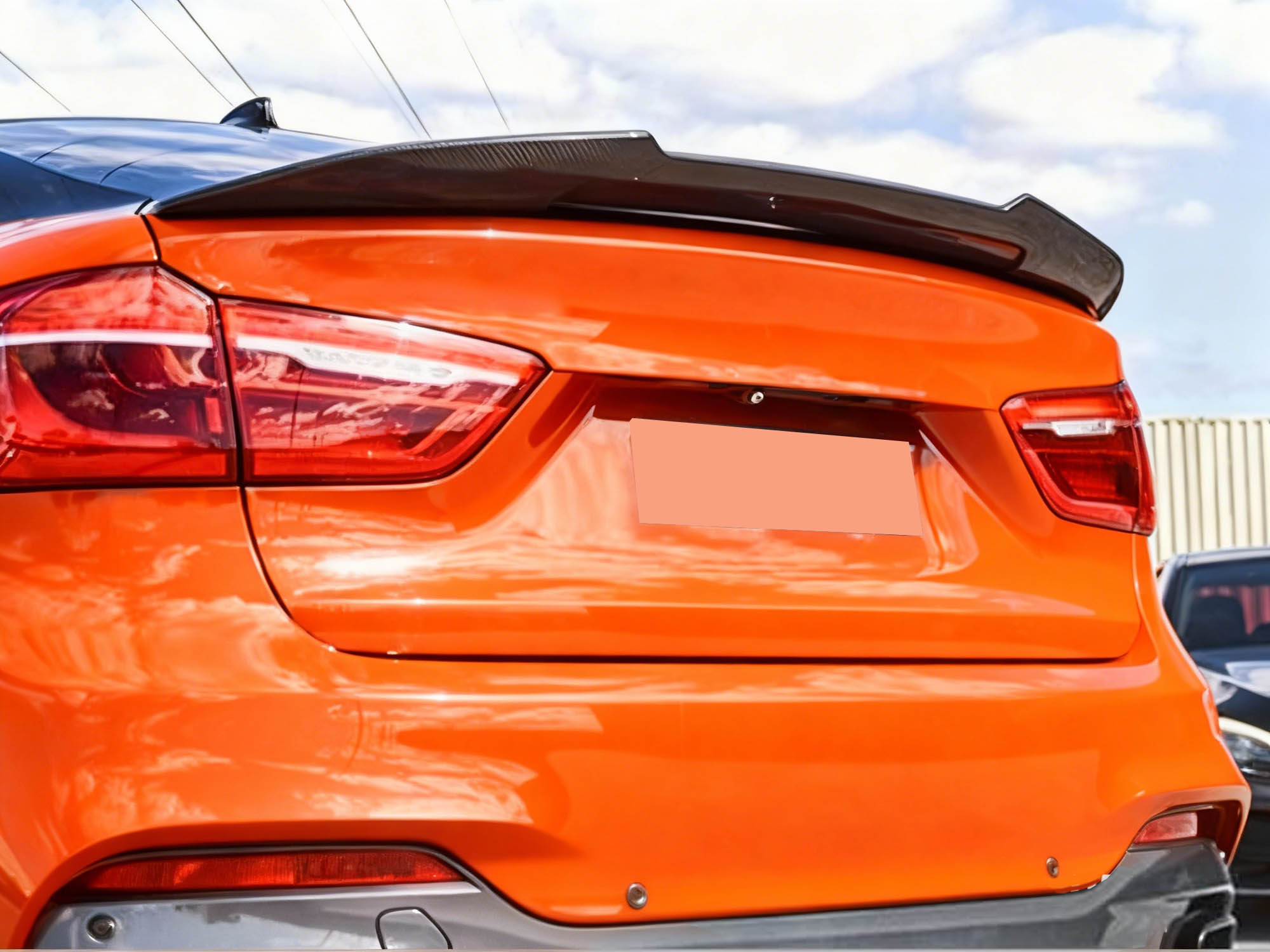 100% Carbon Fiber Spoiler Heckspoiler für BMW X6 F16 40d 50d 2014-2019