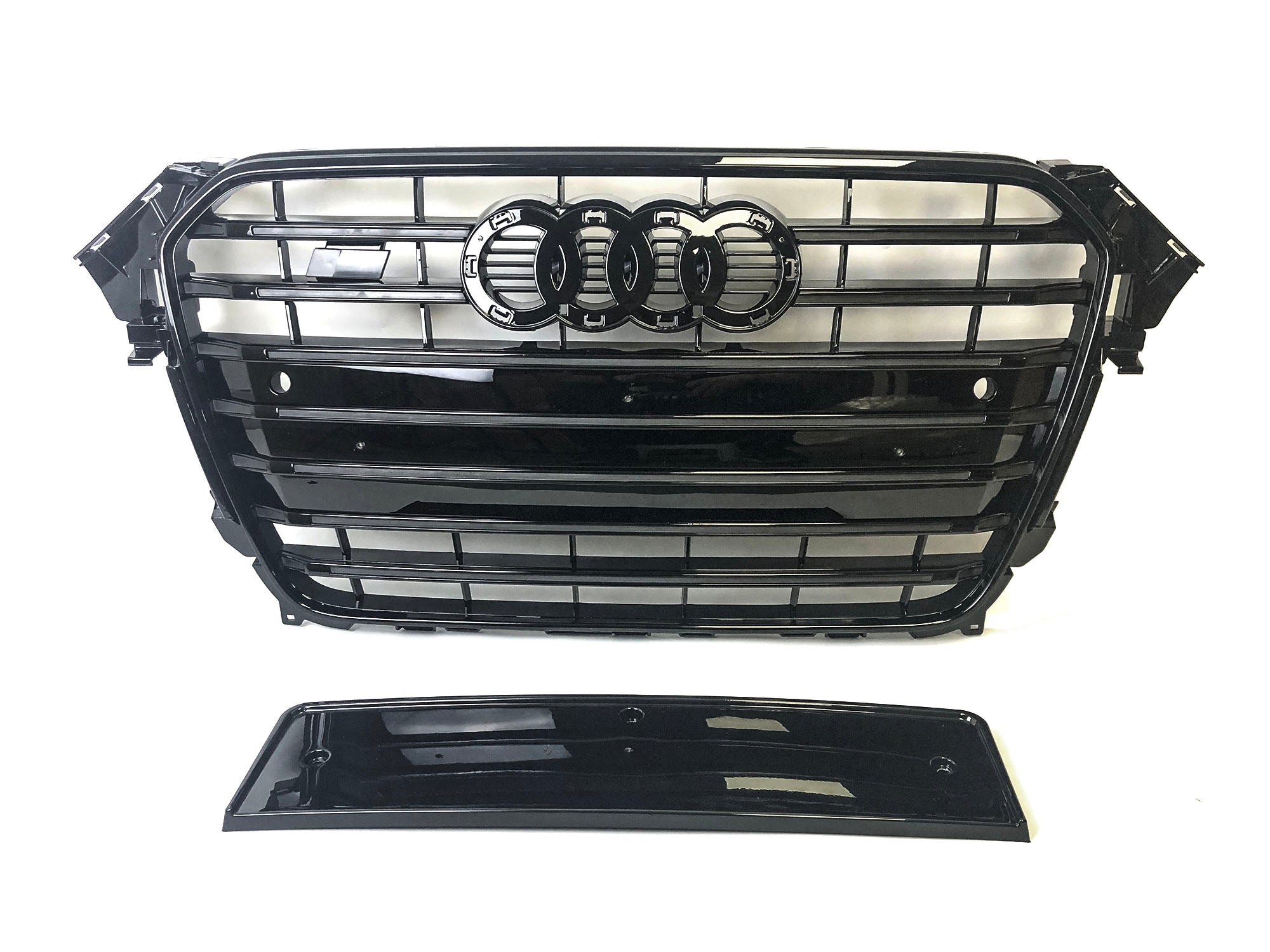 Schwarz Kühlergrill Front Grill für AUDI A4 S4 B8.5 8K Serien S Line S4 Facelift 2011-2015 fg206