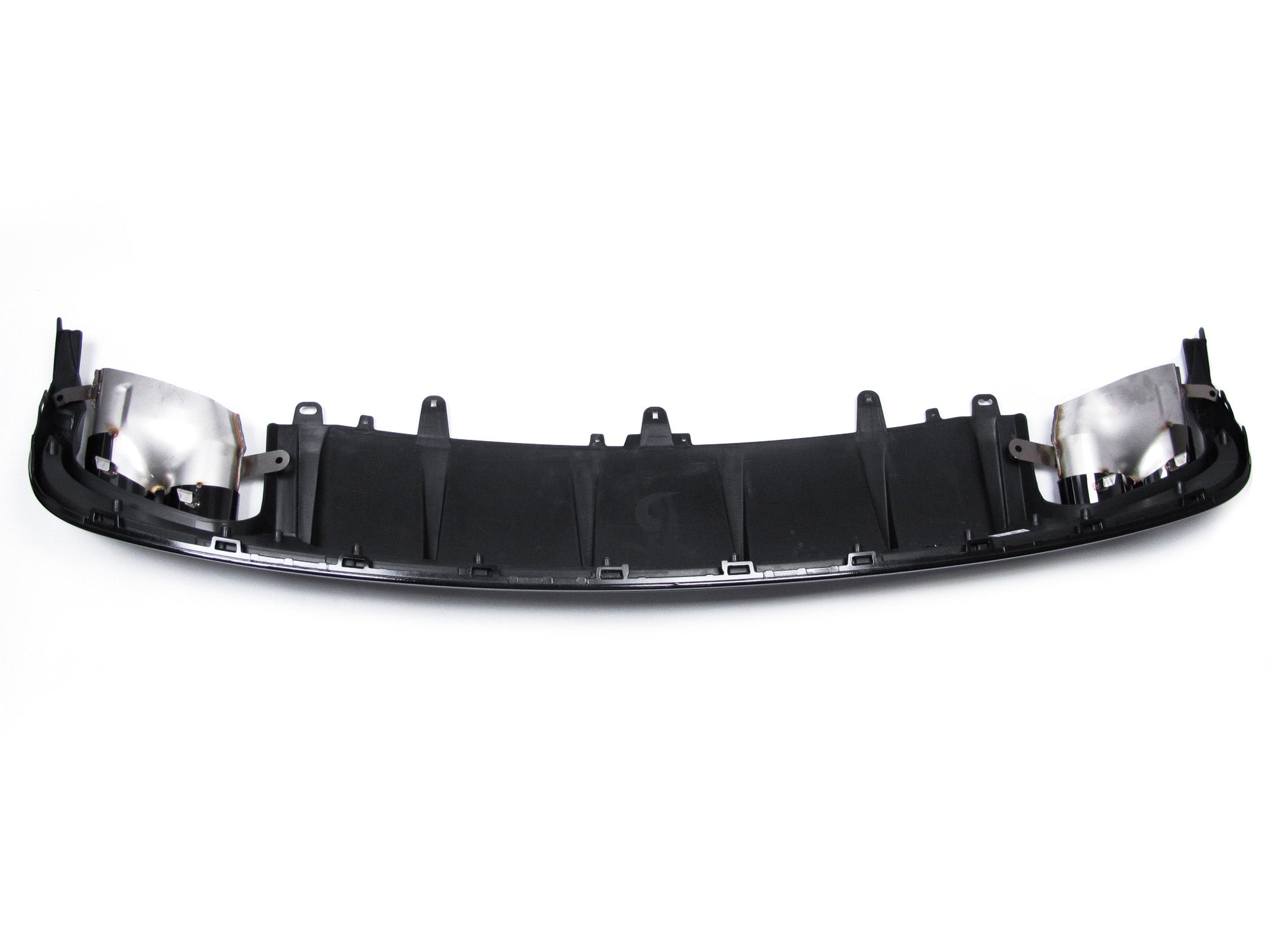 Heckdiffusor Diffusor + Auspuff Schwarz für AUDI A6 C7 4G Limo Avant S Line 2015-2018