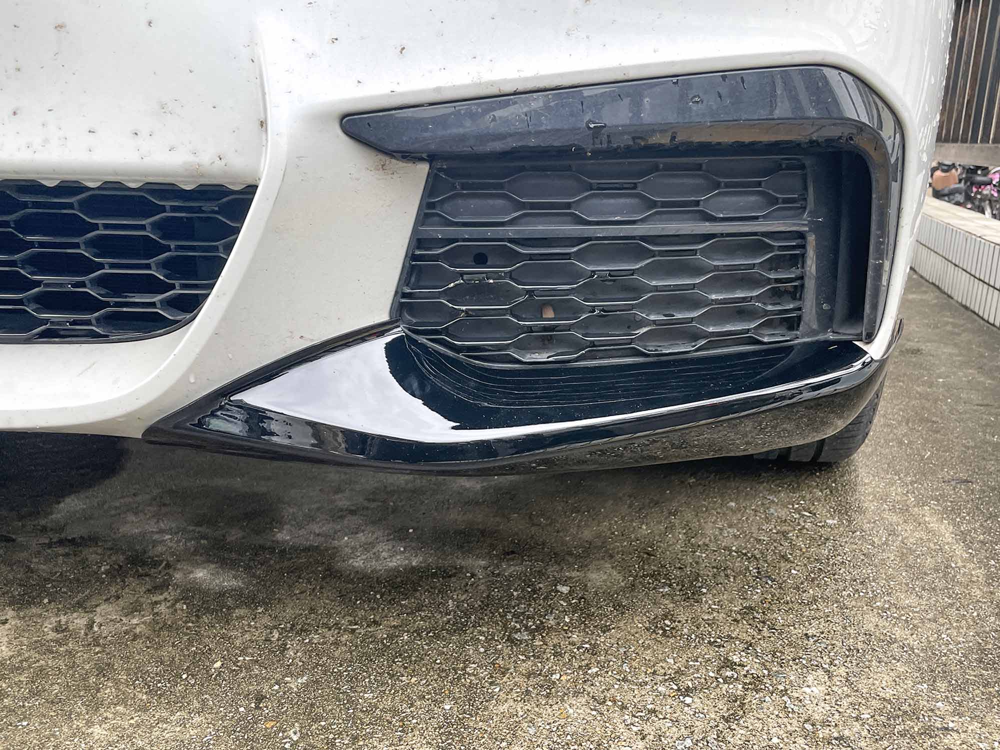 Front Spoiler Splitter Ecken Ansätze Schwarz Passend für 5er G30 G31 Sport Paket 2017-2020 Vor LCI