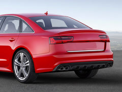 Diffusor Heckdiffusor Schwarz Glanz für AUDI A6 C7 4G Limo Avant S Line 15-18