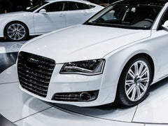 Lüftungsgitter Blenden Grill Gitter Schwarz Chrom für Audi A8 D4 4H 09-13 vor Facelift