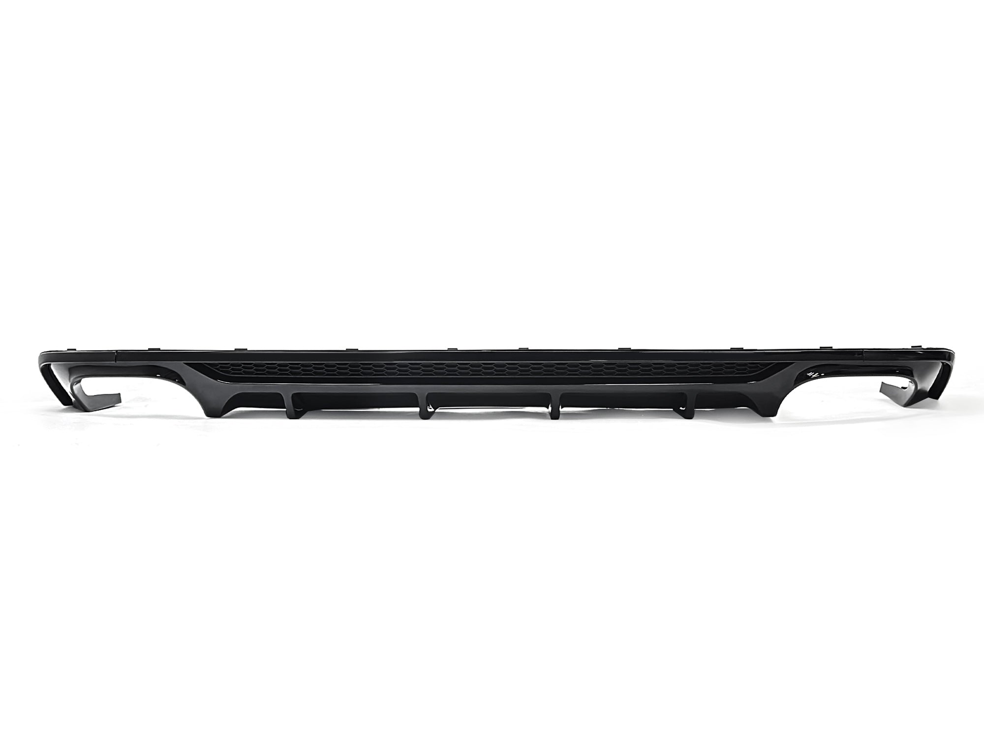 Schwarz Heckdiffusor Auspuffblenden Diffusor für Audi A5 F5 S Line 2017-2020 vor-facelift