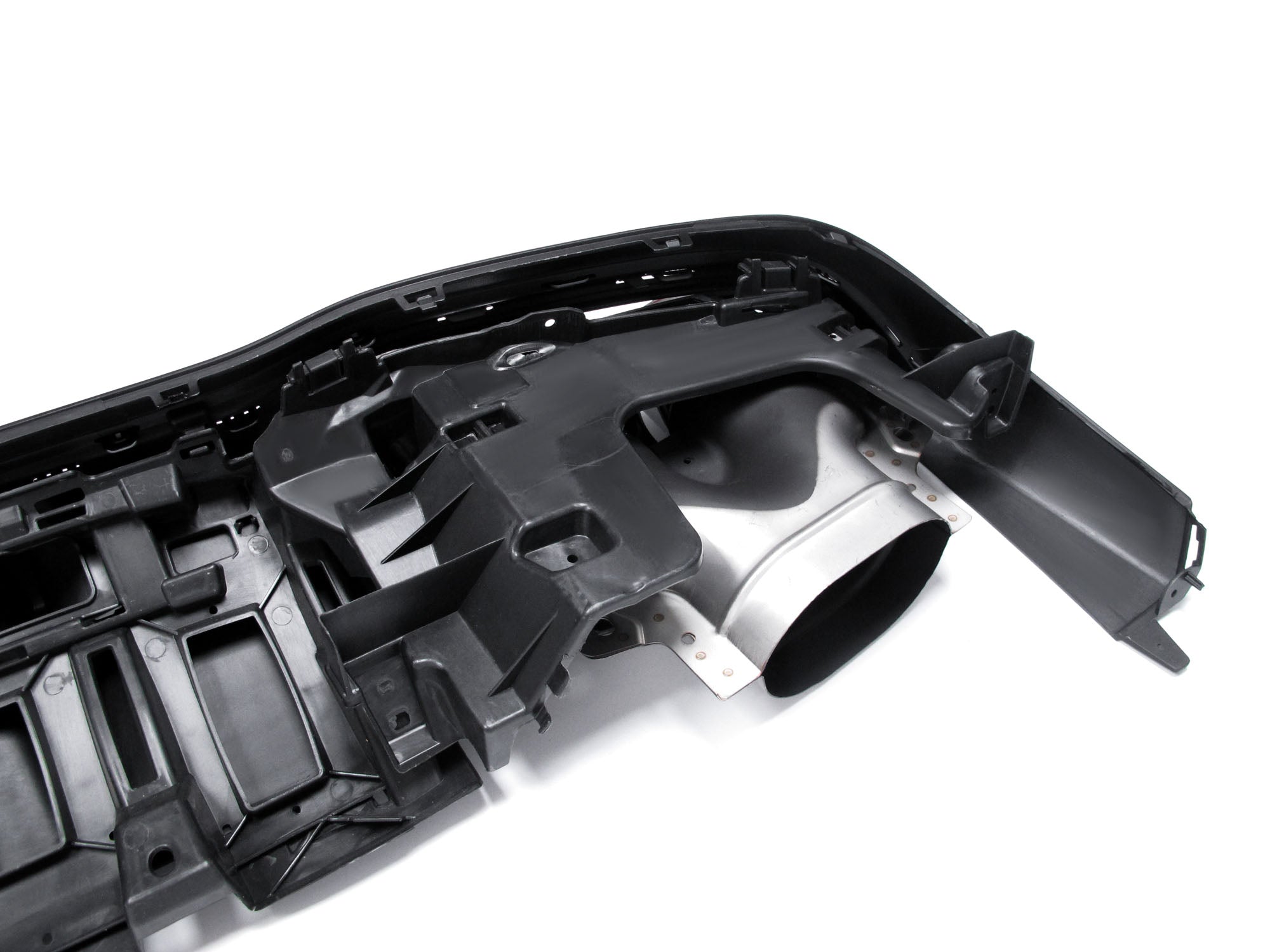 NUR FÜR BENZIN Diffusor Heckdiffusor + Auspuff Chrom für Mercedes E-Klasse W213 AMG Line MODF ab 07.2020 di125