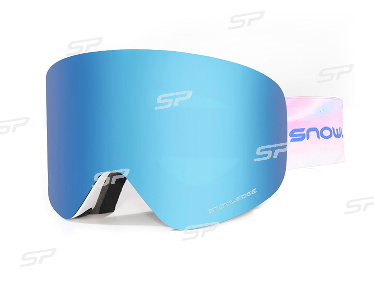 UV-Schutz Skibrille Anti-Nebel Schneebrille Winddicht SKi Goggles mit OTG-Design für Brillenträger Damen und Herren HB-197B