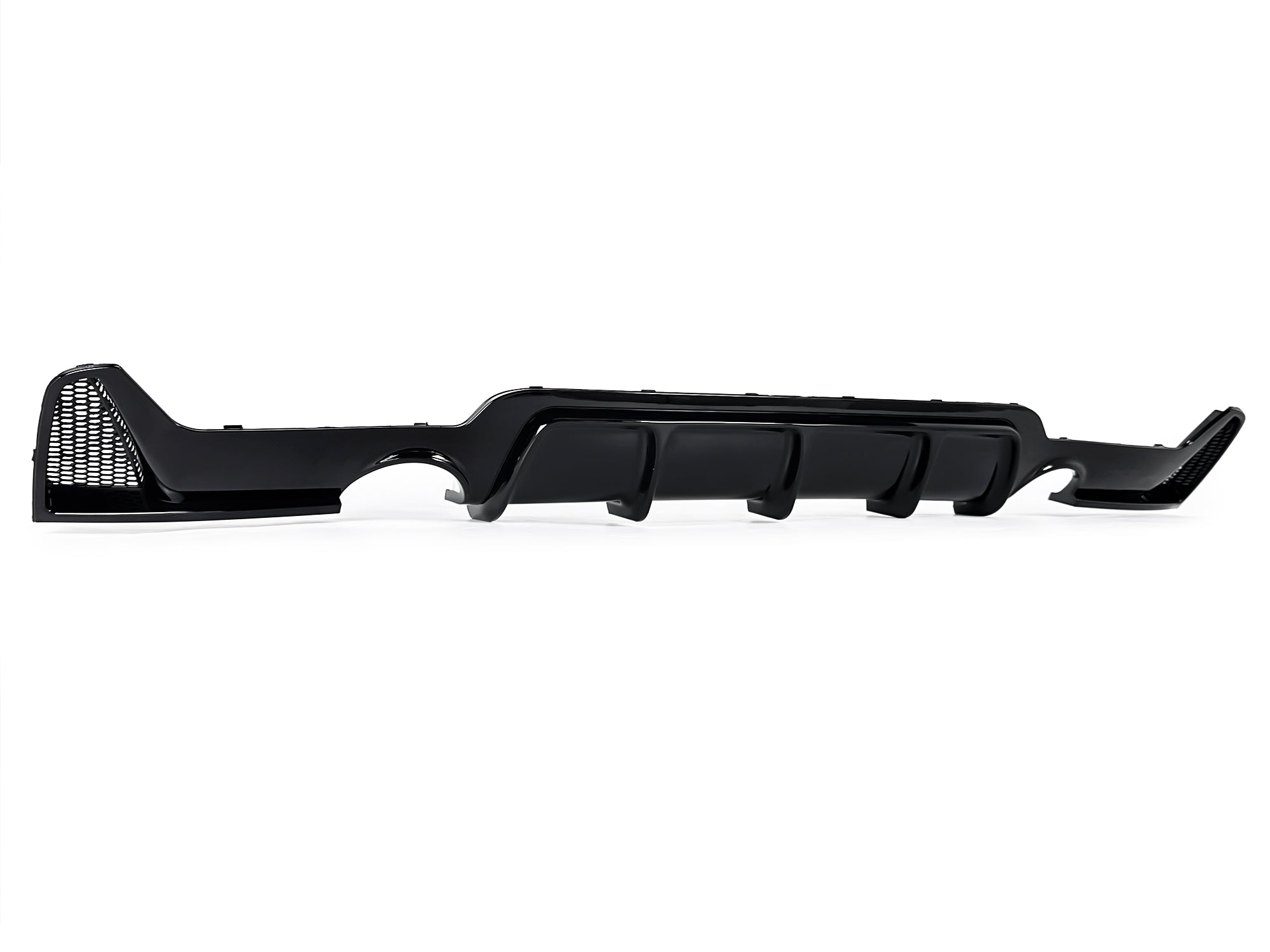 Diffusor Heckdiffusor Schwarz Glanz für BMW 4er F32 F33 F36 M Paket 13-20 OHNE ABE