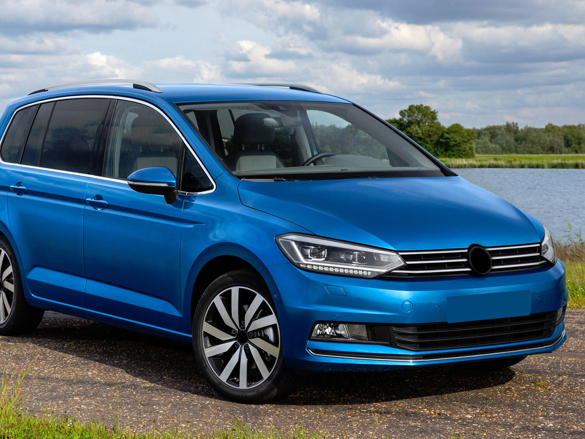 Für VW Touran II 2015+ Schwarz Laderaumabdeckung Abdeckrollo Kofferraum Rollo