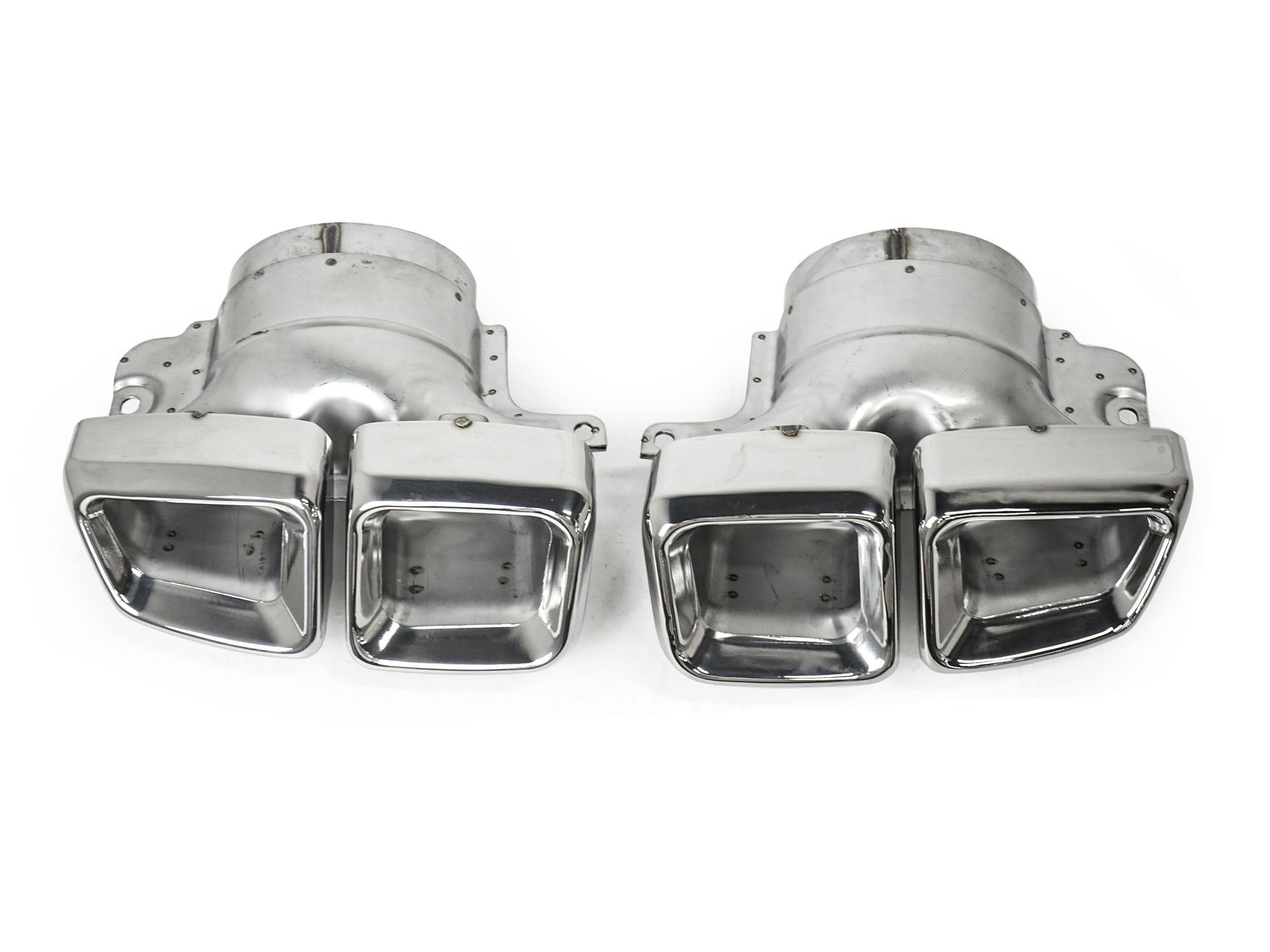 Heckdiffsor Endrohre Chrom für Mercedes CLS W218 C218 AMG Line 2011-2017