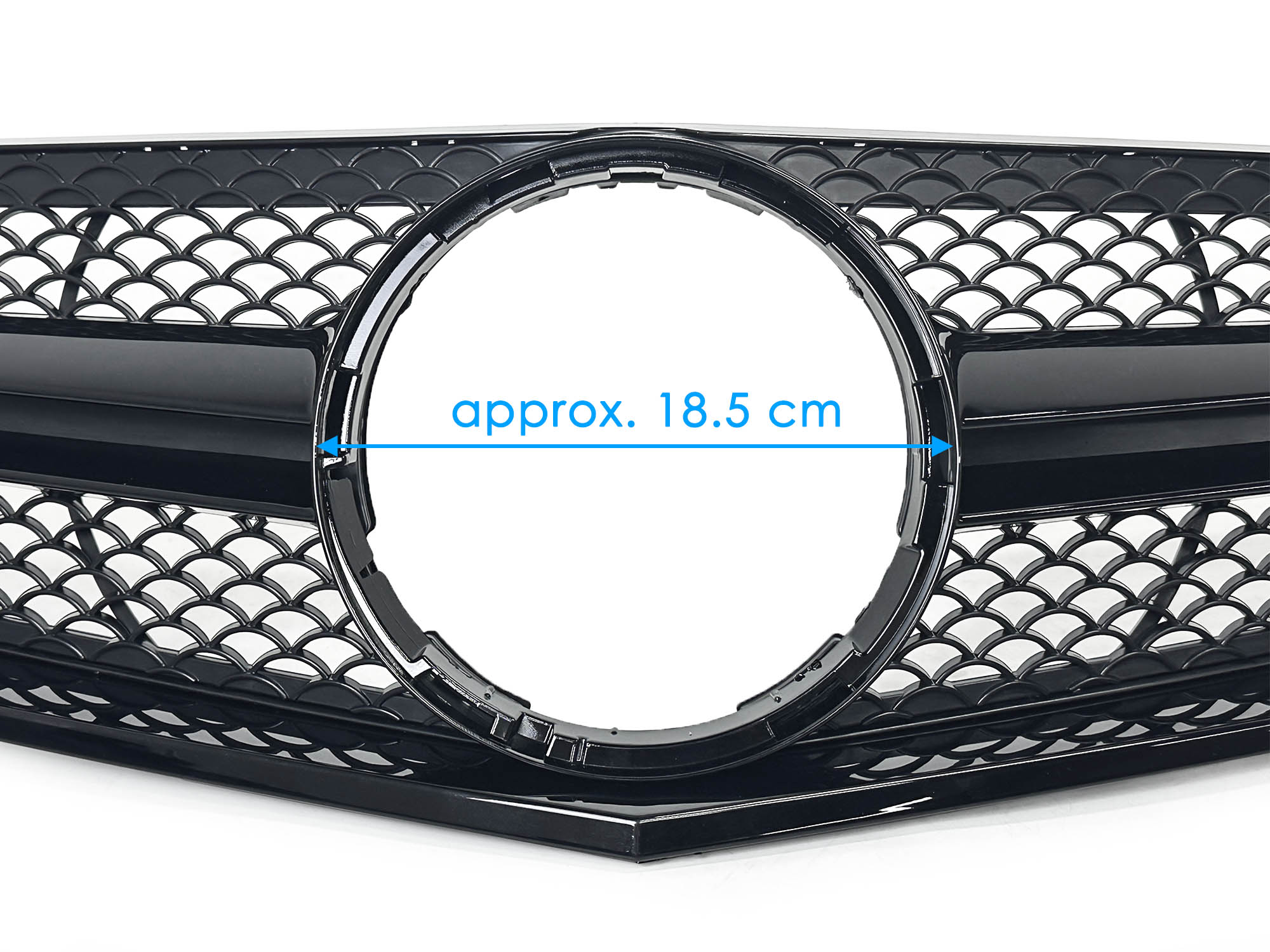 Schwarz Grill Kühlergrill Frontgrill für Mercedes E Kl. C207 A207 vor MOPF 09-13