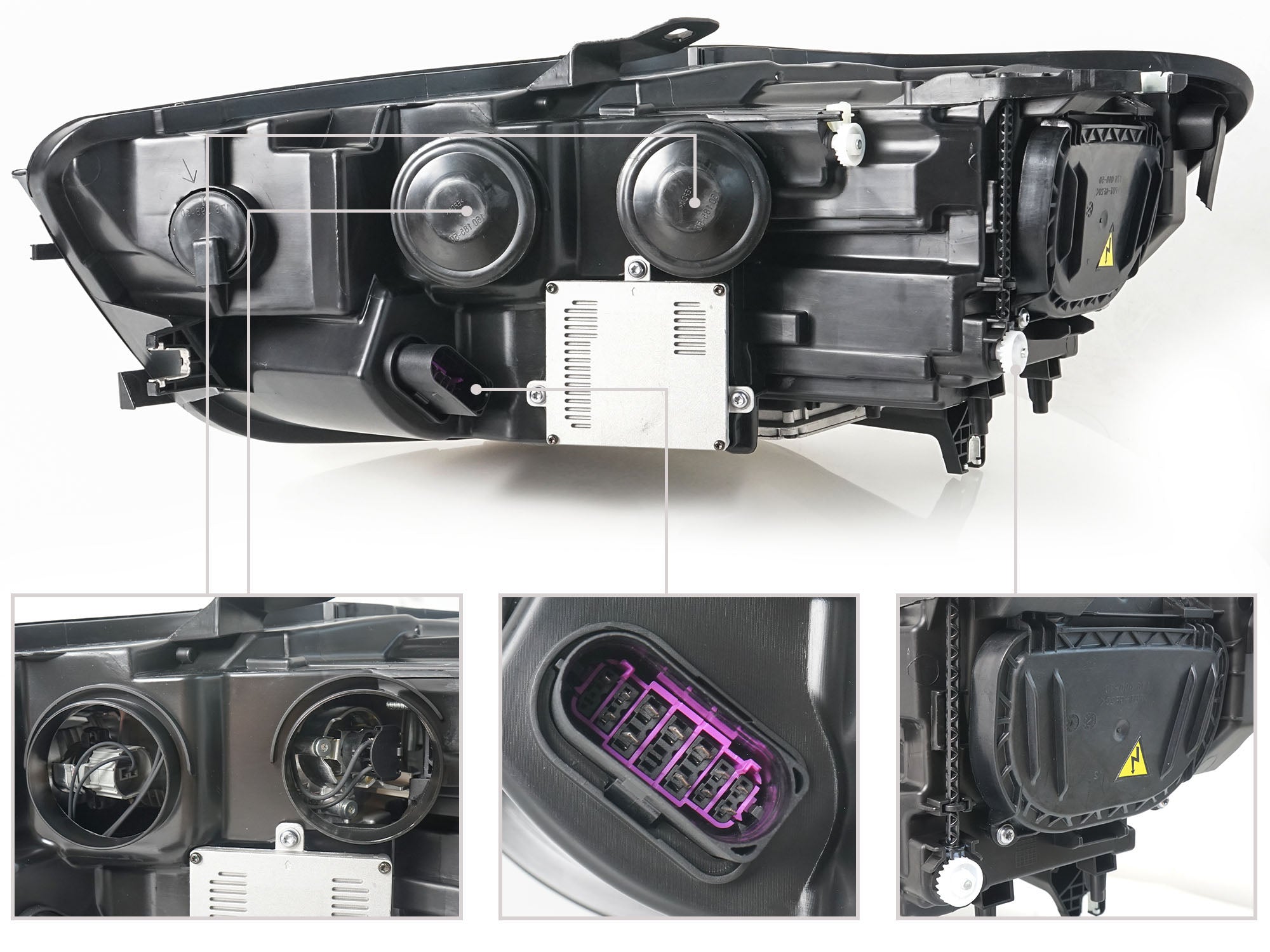 Scheinwerfer Rechts für Audi A6 4G C7 2010-2014 D3S Xenon H7 Kurvenlicht
