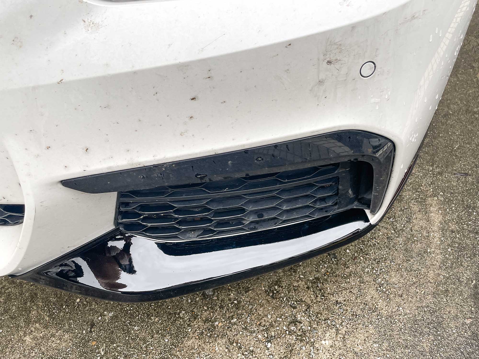 Front Spoiler Splitter Ecken Ansätze Schwarz Passend für 5er G30 G31 Sport Paket 2017-2020 Vor LCI
