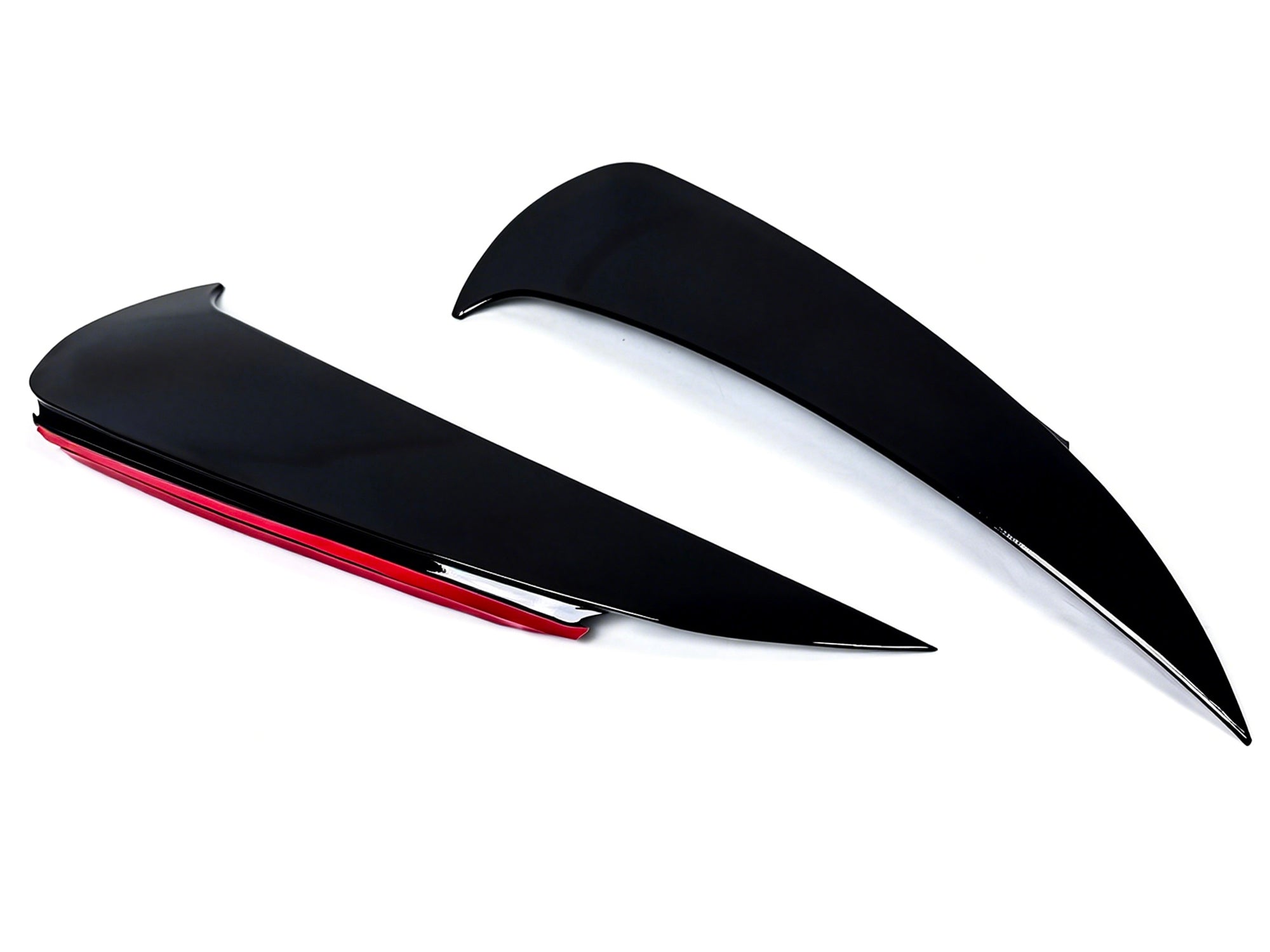 Stoßstange Heck Aero Flaps Canard Schwarz für Mercedes E Kl. W214  AMG Line 2023+
