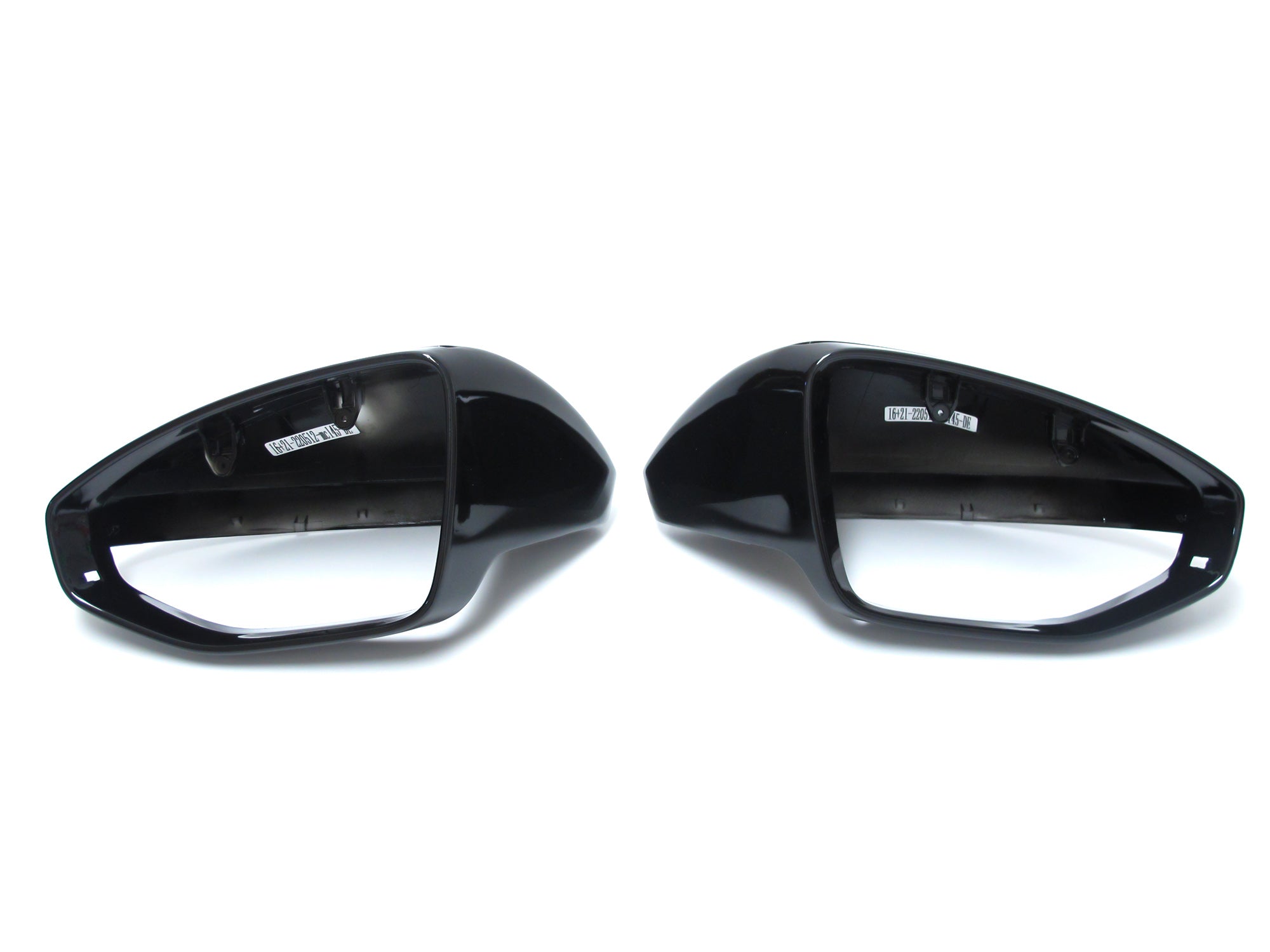 NEU Spiegelkappen Außenspiegel Schwarz Glanz für Audi A6 C8 A7 4K Ohne SideAssist mc145