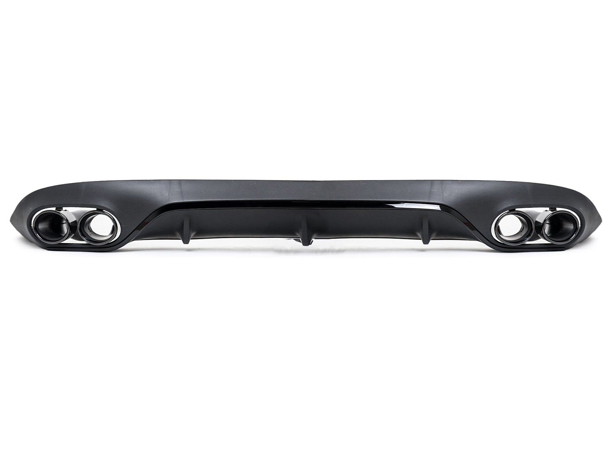 E53 Optik Heckdiffusor Auspuff Schwarz für Mercedes C238 A238 AMG-Line 16-24