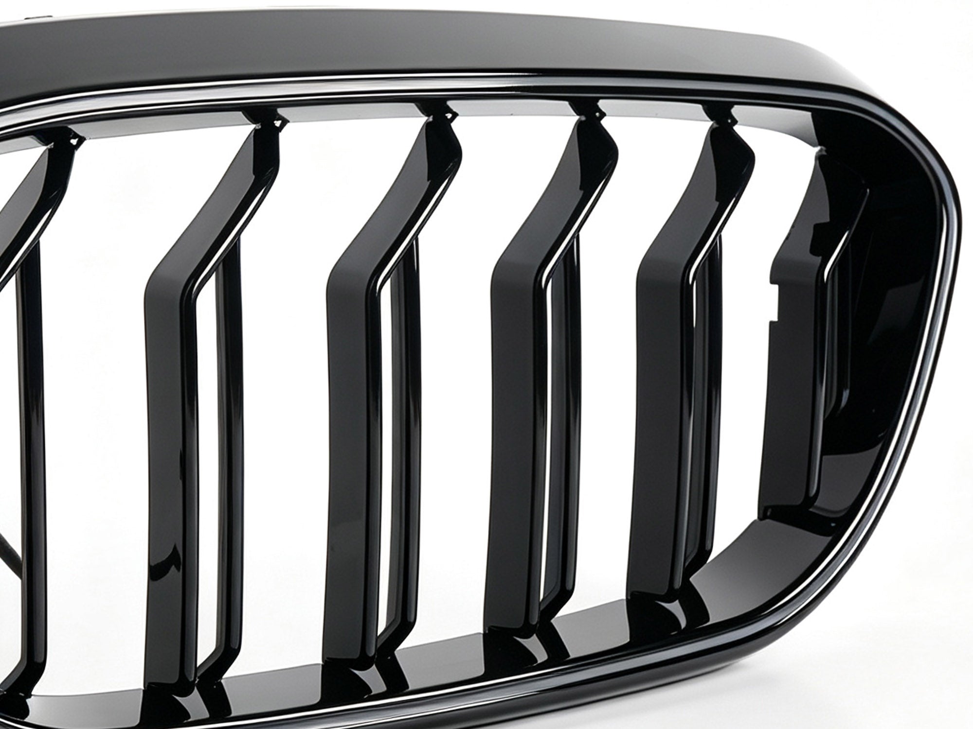 LED Kühlergrill Grill Frontgrill Schwarz für BMW 5er G30 G31 2017-2020 vor LCI