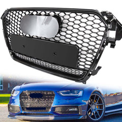 Schwarz Wabengrill Kühlergrill Frontgrill für AUDI A4 B8.5 B8 S-Line Avant 2011-2015 fg147