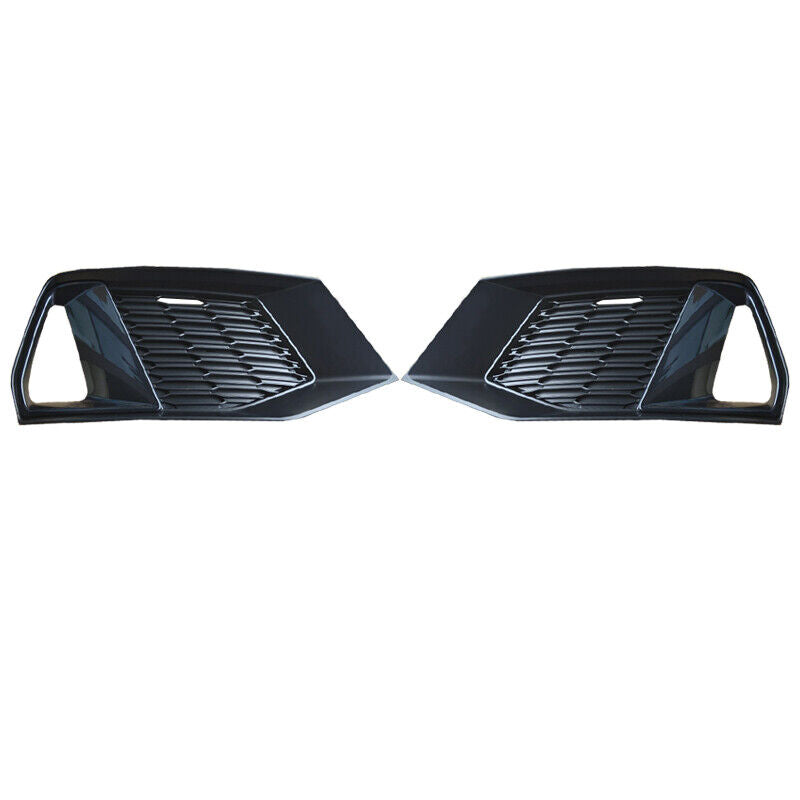 Lüftungsgitter Nebelscheinwerfer Blenden Gitter Schwarz für Audi A7 C8 S Line S7 18+