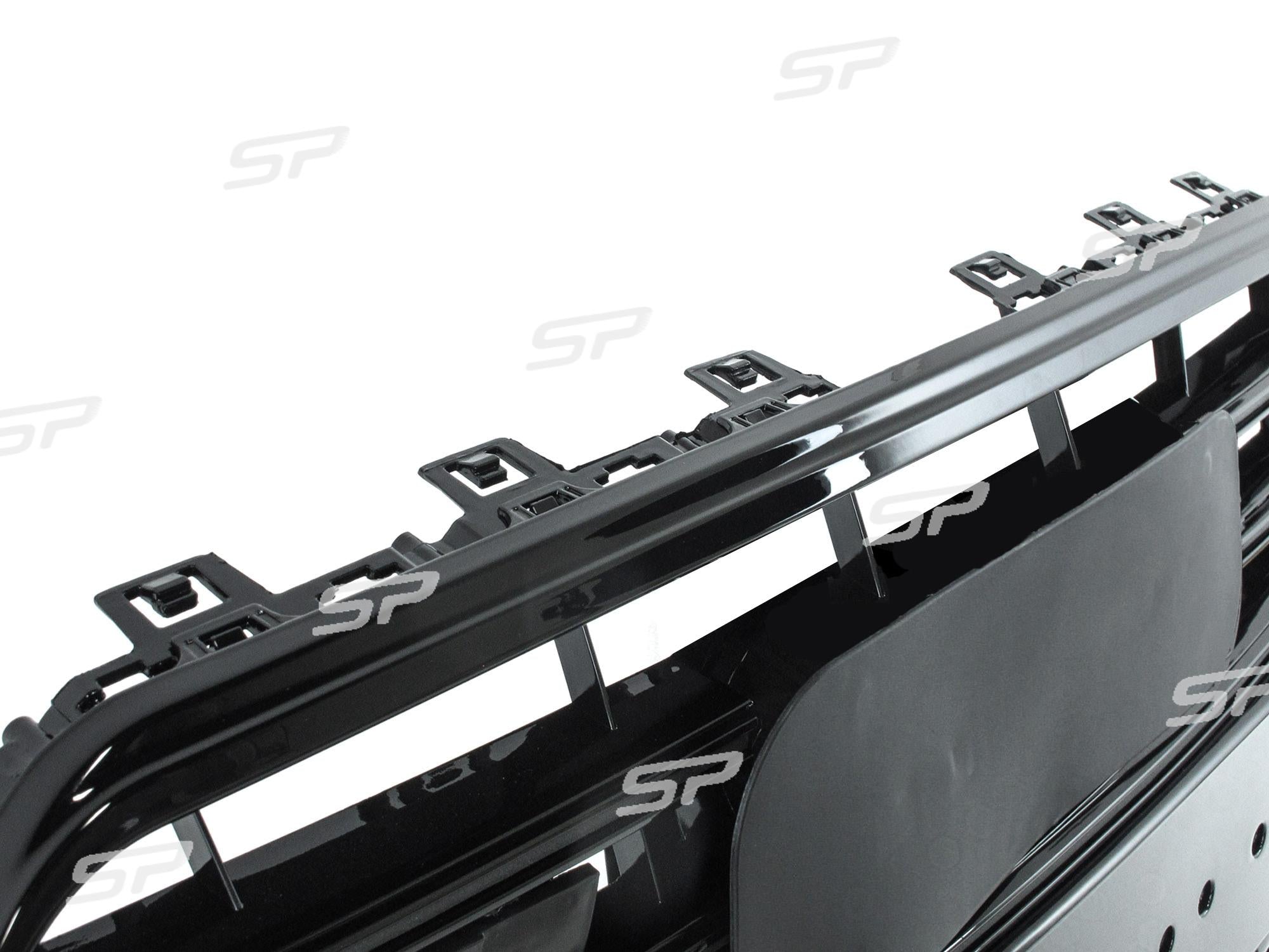 S5 Optik Schwarz Frontgrill Grill Kühlergrill für AUDI A5 S5 8T B8 Sportback Coupe Cabrio 2012-2016 Facelift