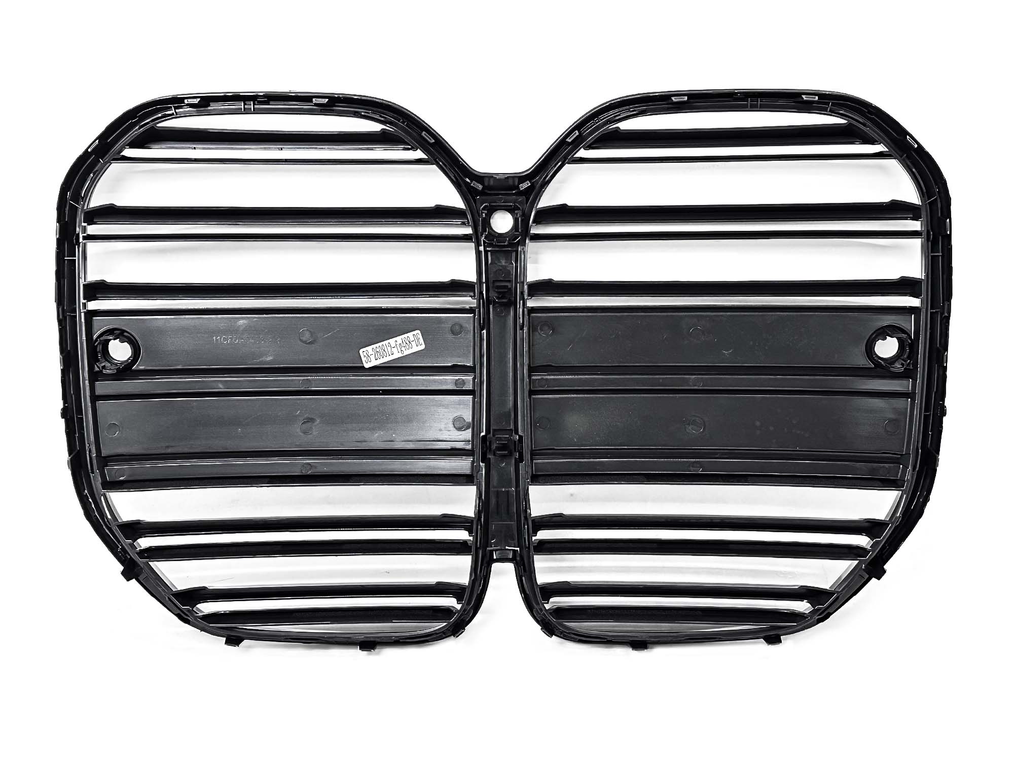 Schwarz Doppelsteg Kühlergrill Grill Frontgrill für BMW 4er G22 G23 OHNE ACC ab 2020